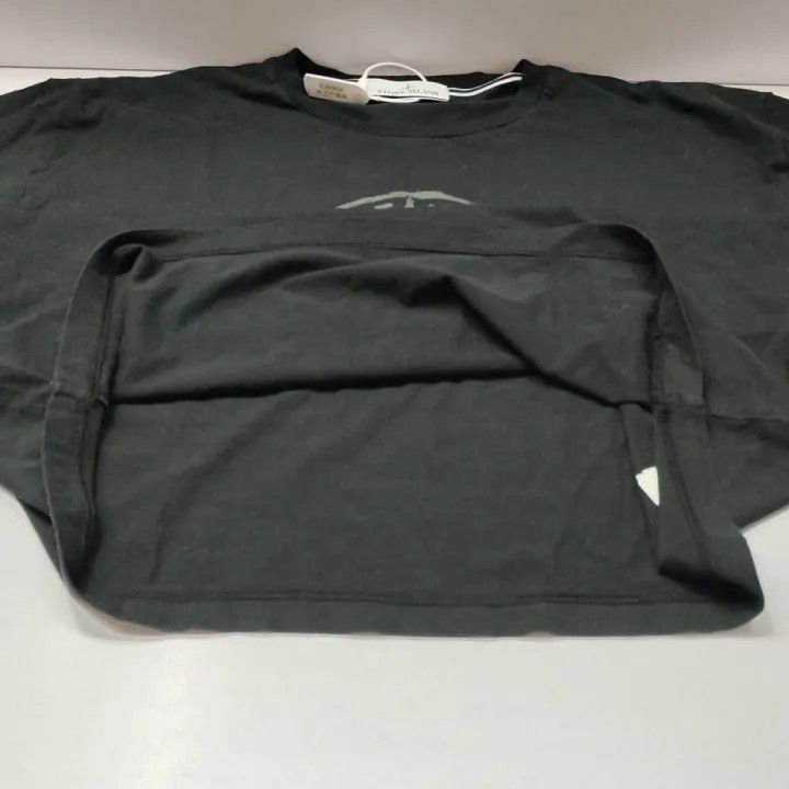 Stone Island Stone Island Black Compass Logo TShirt -2506 Size US L / EU 52-54 / 3 - 6 Thumbnail