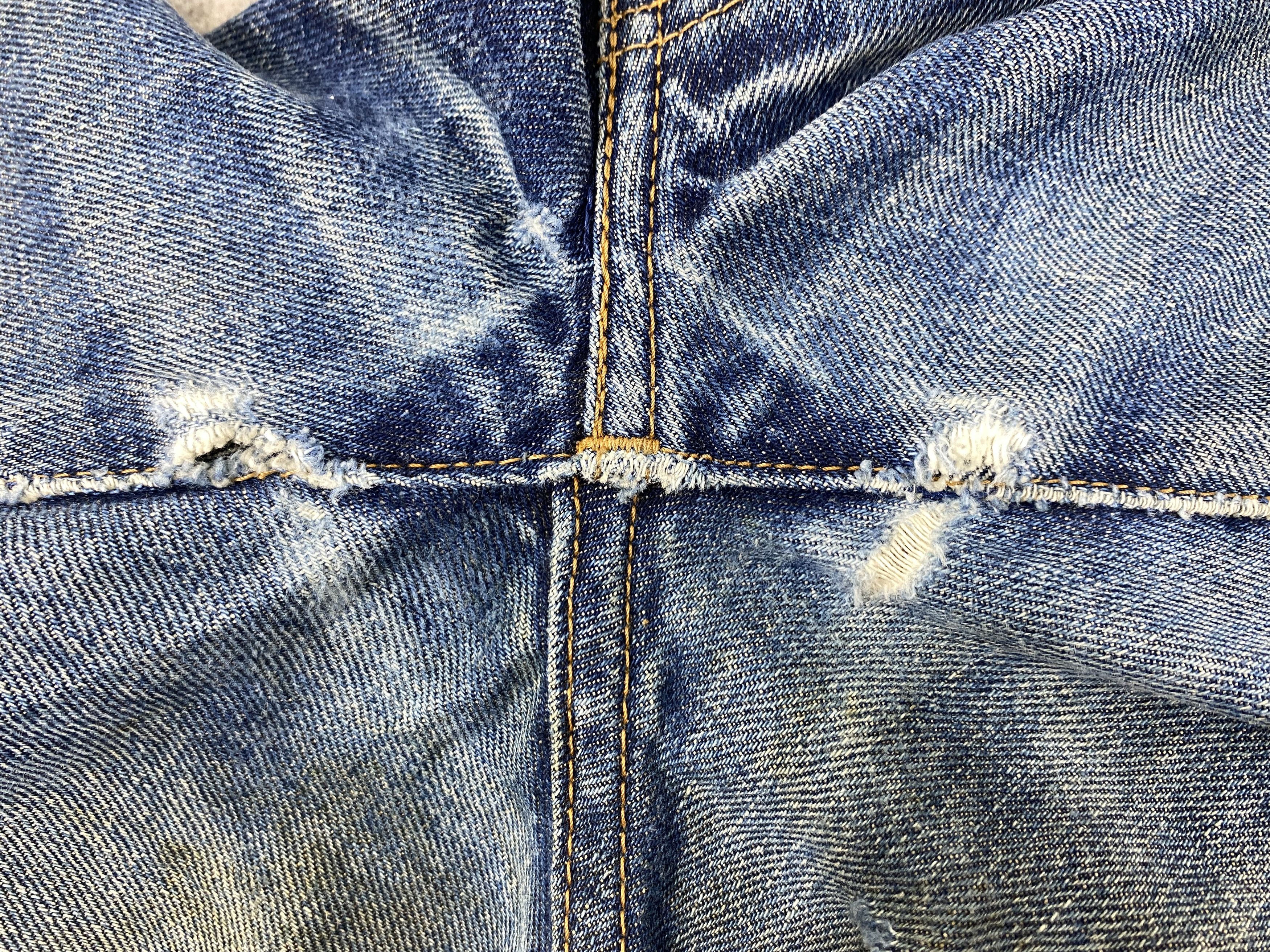 Kapital Vintage Redline Levi's 502 Big E kapital style Jeans 28x27.5 Size US 28 / EU 44 - 11 Thumbnail