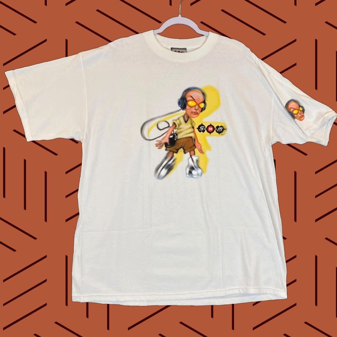 Vintage VINTAGE MTV Shirt Mens 2XL White Short Sleeve Logo T-Shirt Skater Pimp Tee RARE Size US XXL / EU 58 / 5 - 1 Thumbnail