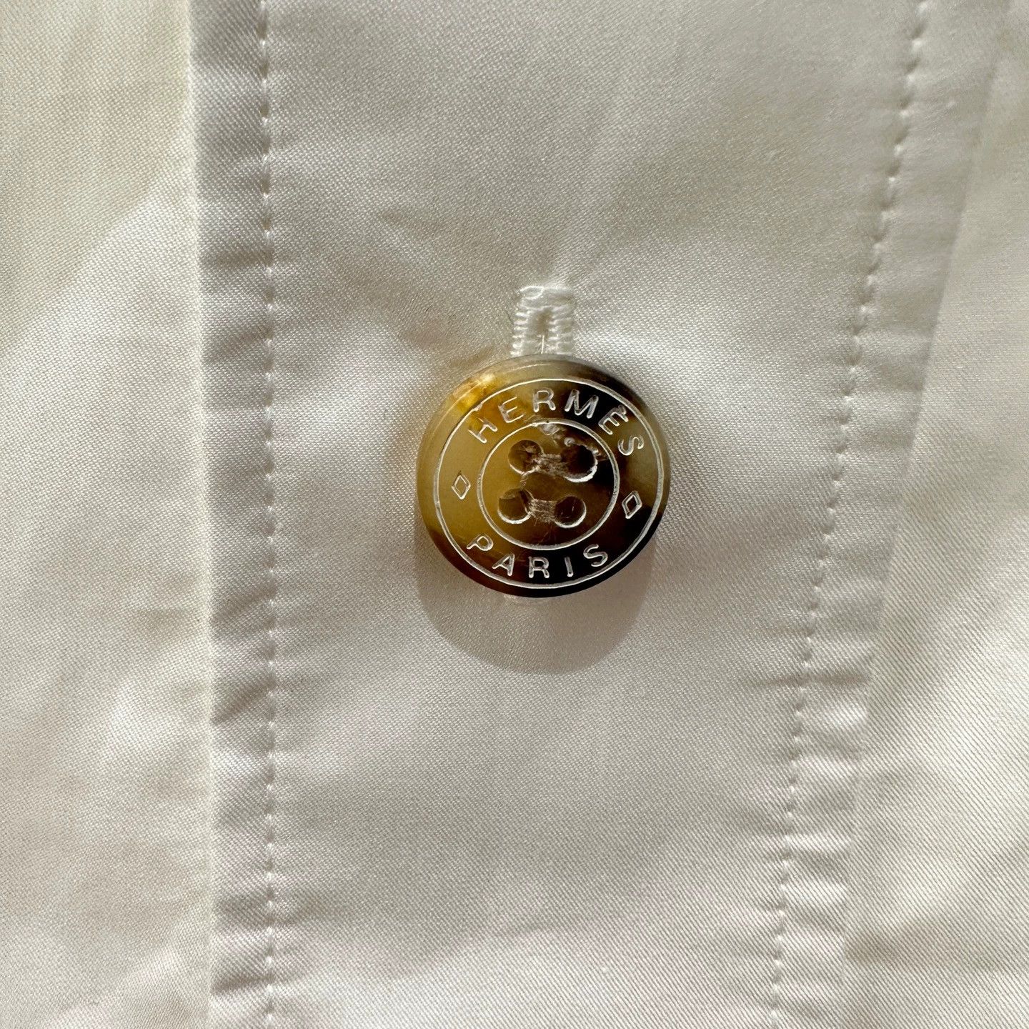Hermes Hermes apr363 sleeveless cotton dress pockets button size 34 Size XS / US 0-2 / IT 36-38 - 6 Thumbnail