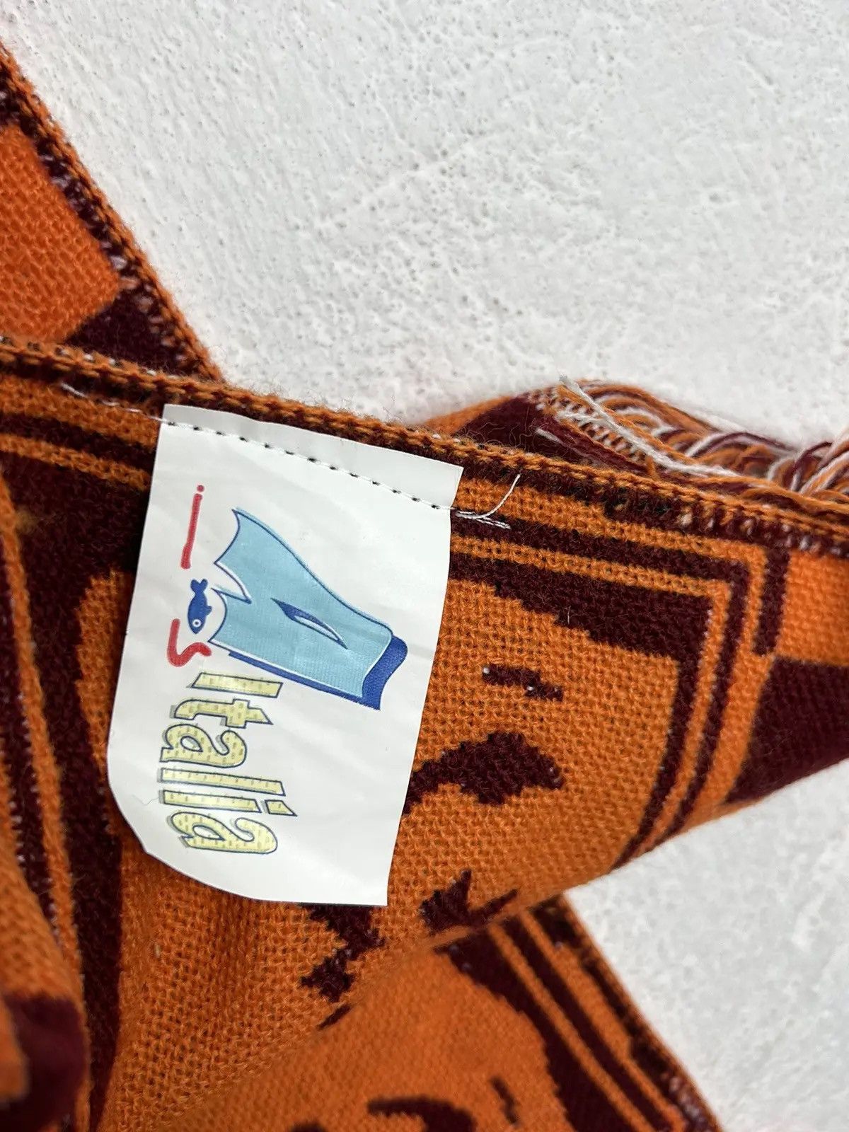 Vintage 90s VIntage Forza Roma FC Soccer Fanwear Scarf Size ONE SIZE - 7 Thumbnail
