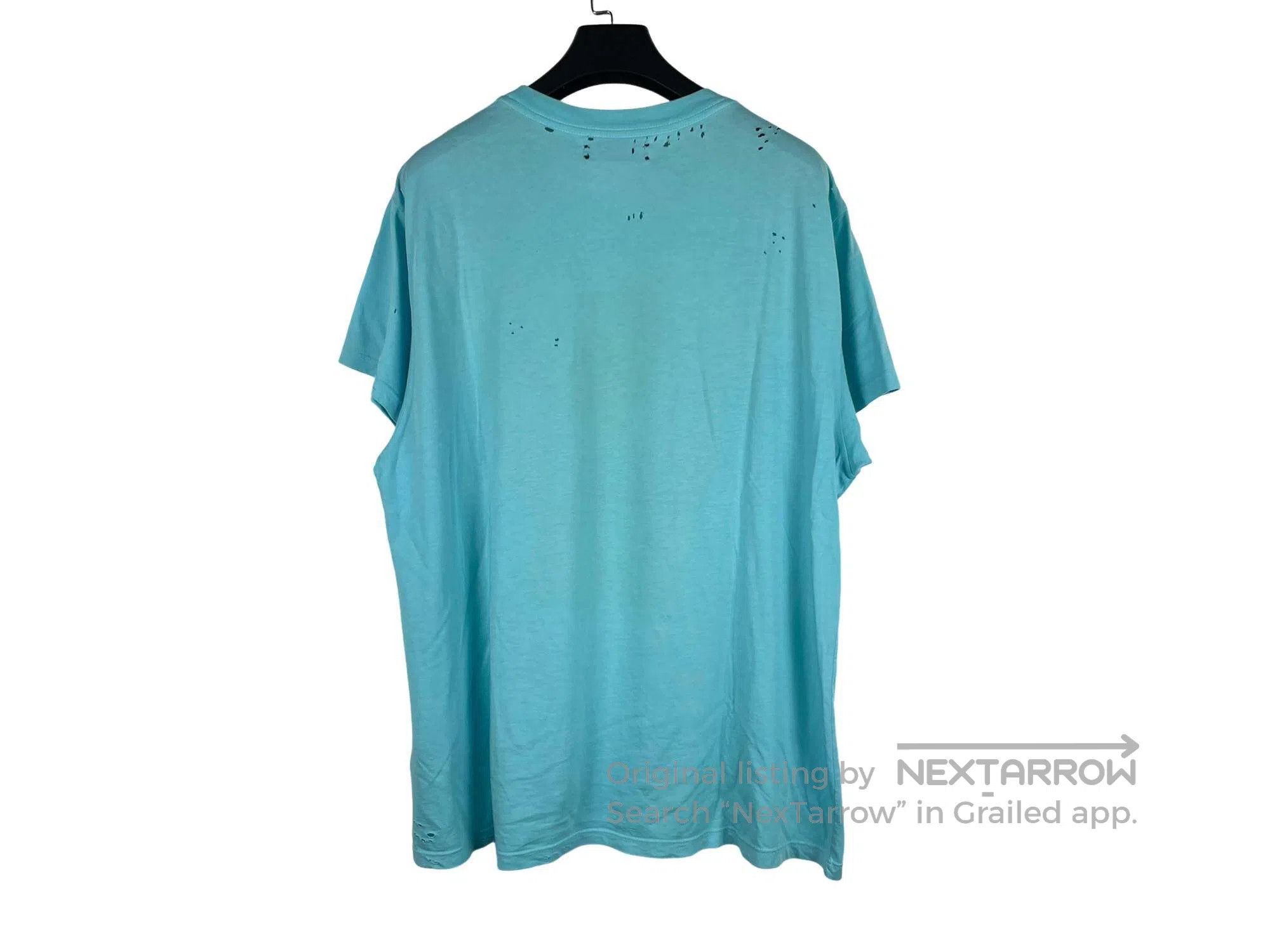 Amiri AMIRI Sky Blue Scattered Bullet Hole Bear Short Sleeve Size US L / EU 52-54 / 3 - 2 Thumbnail