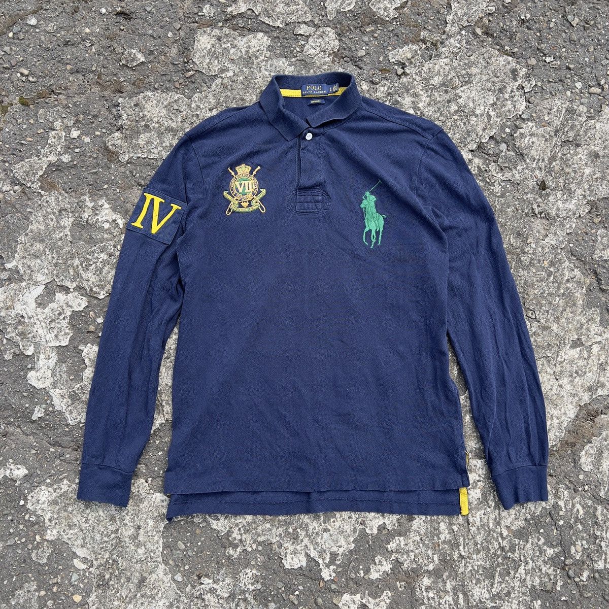 Polo Ralph Lauren Ralph Lauren Big Logo Y2K rugby long sleeve polo size L Size US L / EU 52-54 / 3 - 1 Thumbnail