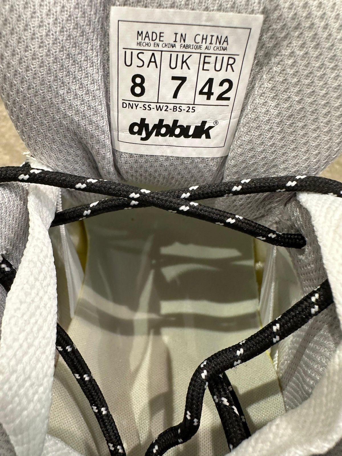 Dybbuk DYBBUK - Vortex V.2 Sneakers Silver/Black Size US 8 / EU 41 - 6 Thumbnail