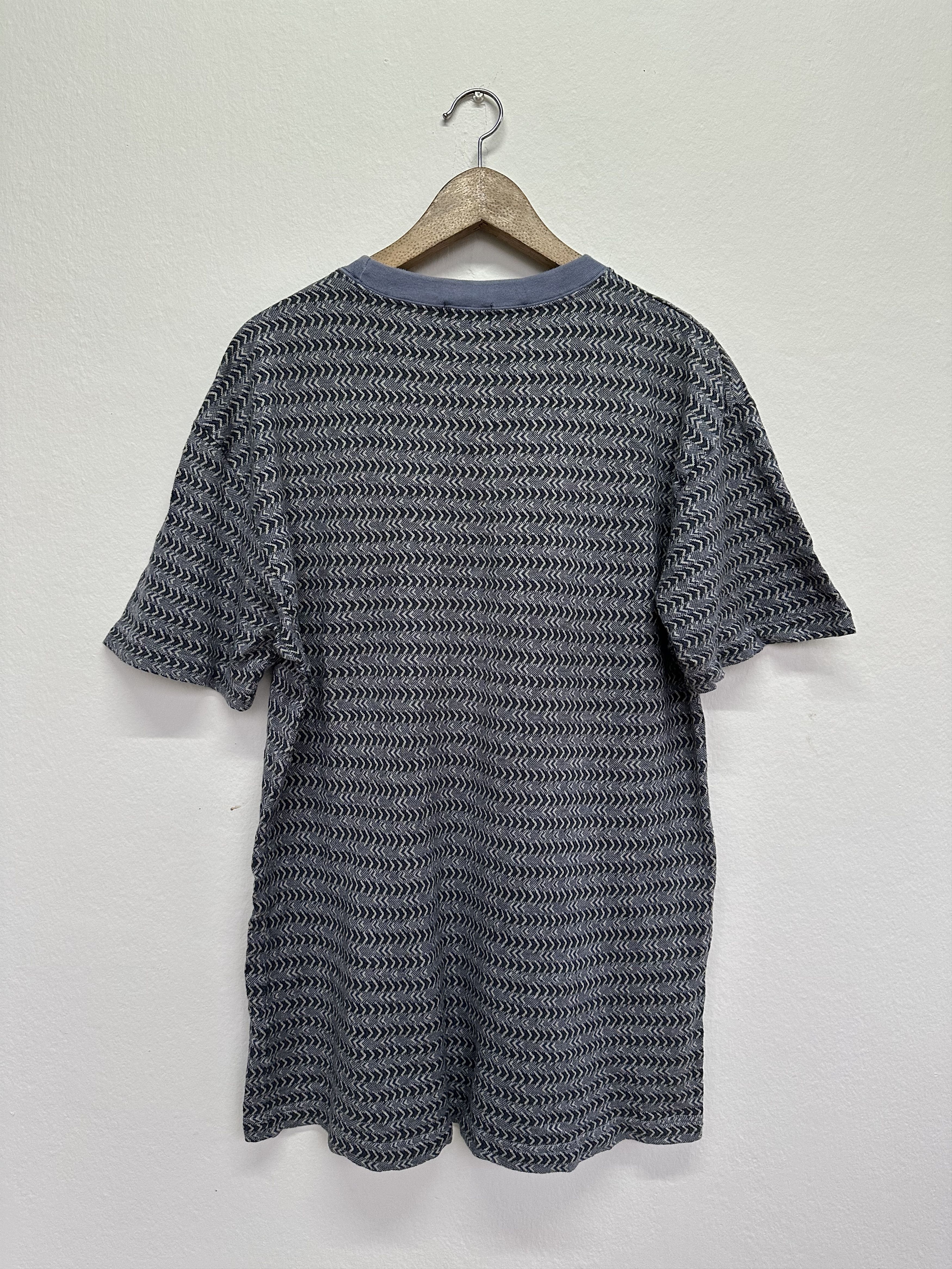 Quiksilver Vintage 90s Quiksilver Abstract Stripe Tee Size US M / EU 48-50 / 2 - 2 Thumbnail