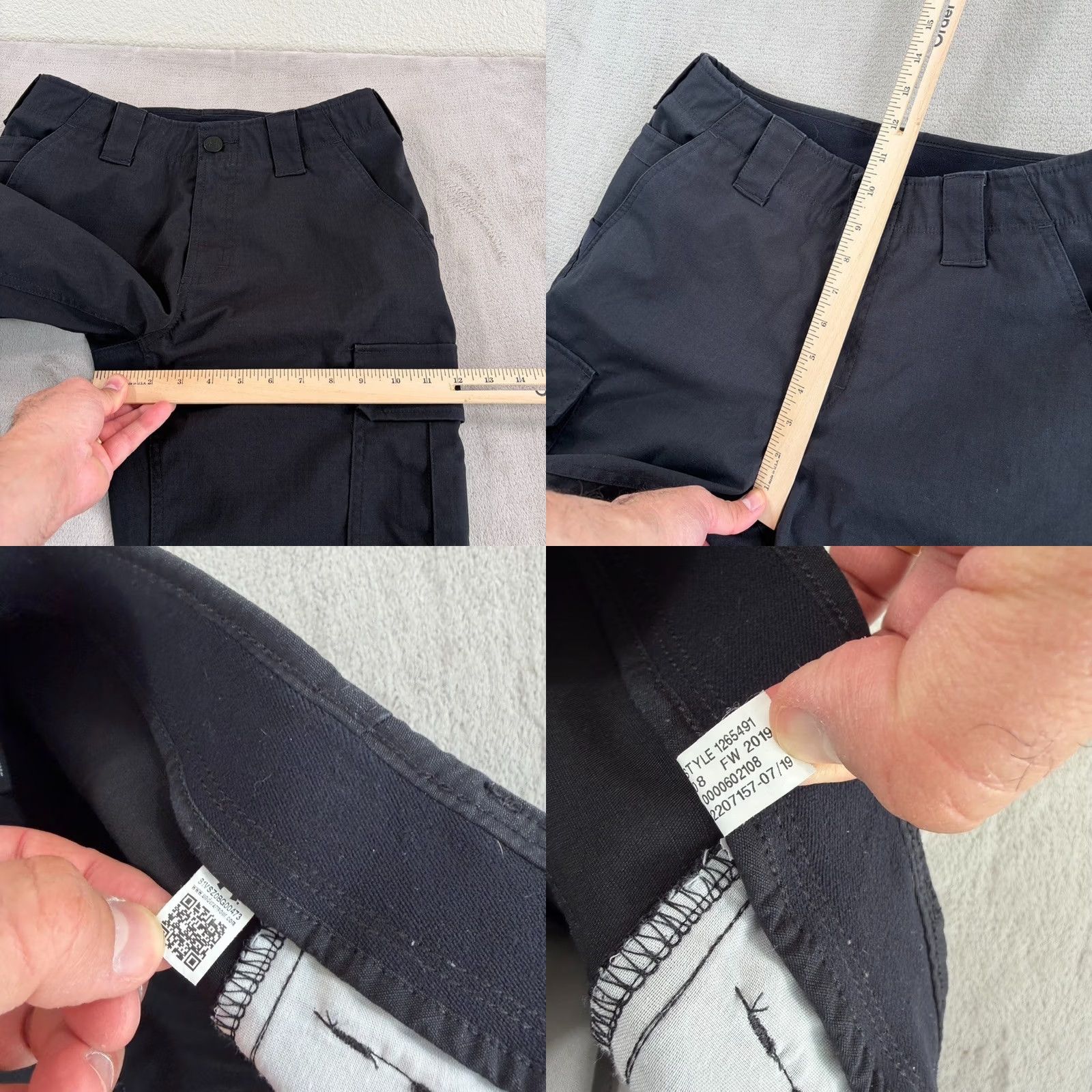 Under Armour Under Armour UA Storm Tactical Patrol Cargo Pants Black Ripstop Men 30x32 Functional Pockets Straight Leg Regular Fit shorts? Size US 30 / EU 46 - 8 Thumbnail