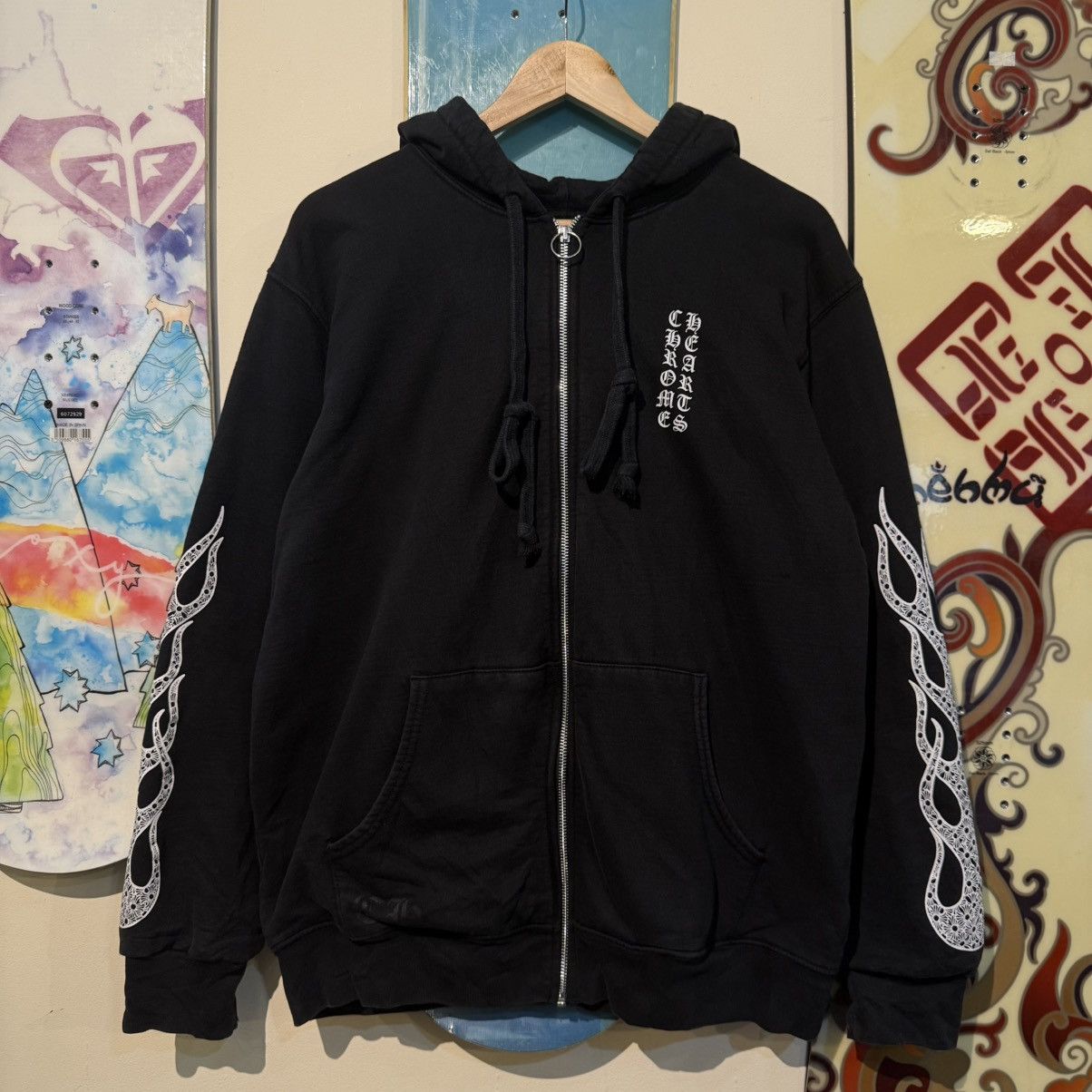 【STAMPD】CHROME FLAME ZIP HOODIE Stampd Chrome Flame Zip Hoodie – Puffer Reds
