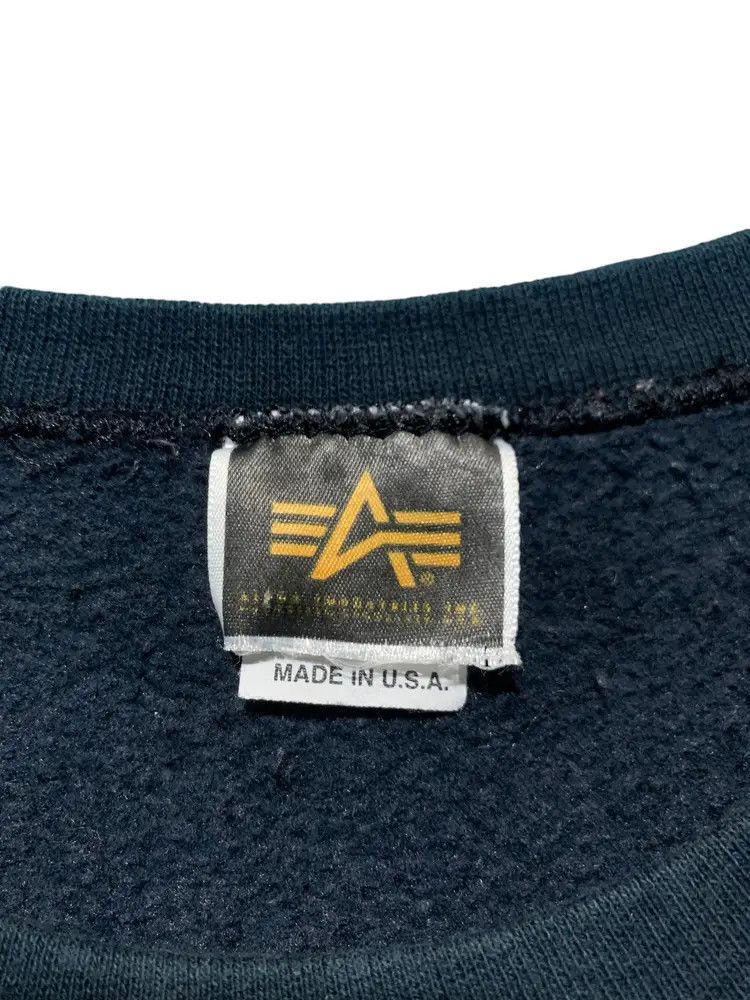 Alpha Industries Vintage Alpha industries baggy sweatshirt Size US L / EU 52-54 / 3 - 5 Thumbnail