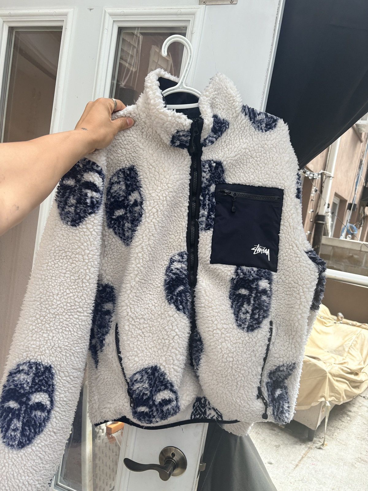 Stussy Floral Jacquard Garage Jacket | Grailed