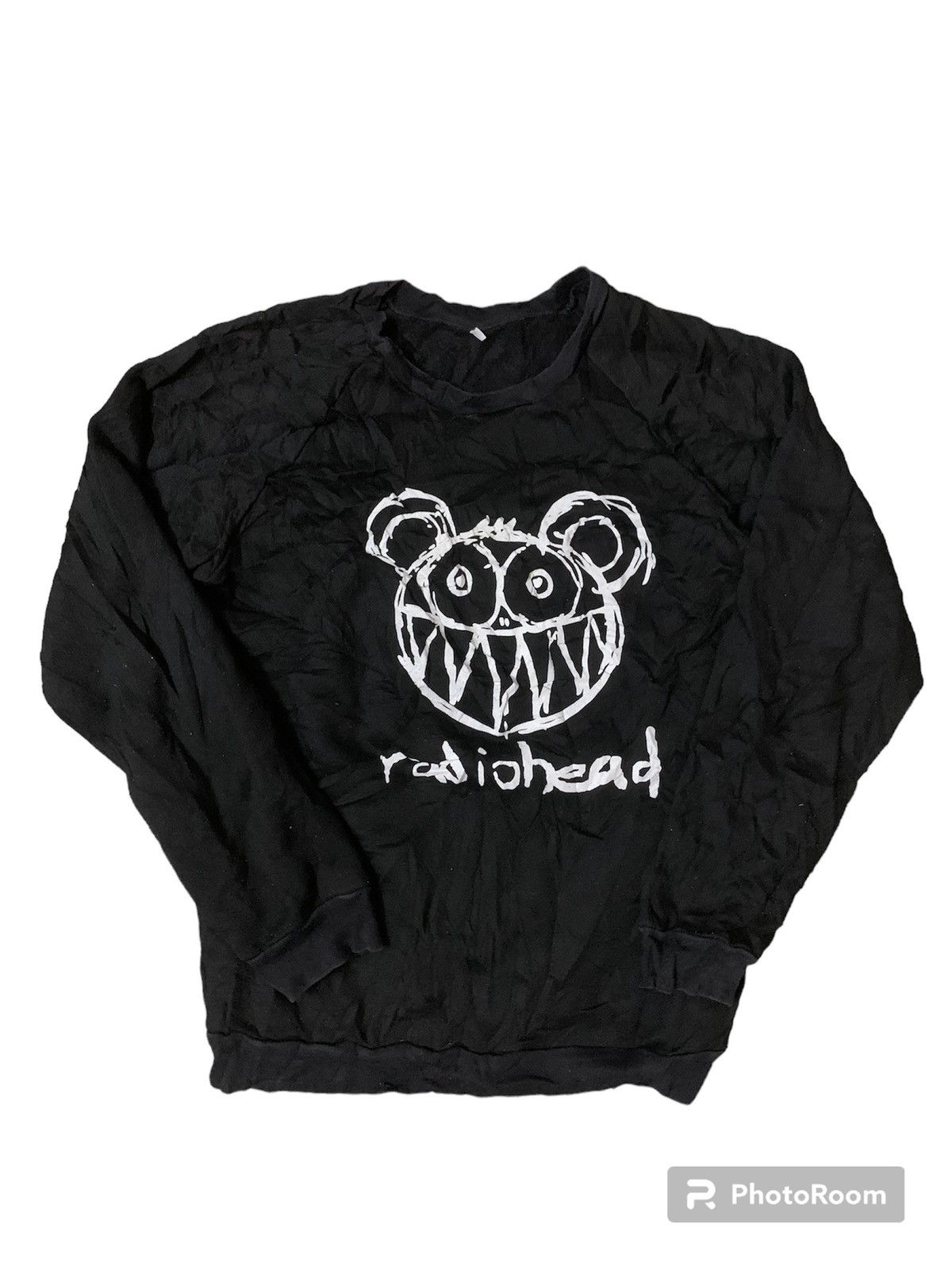 Vintage Y2K Radiohead Kid A 2001 Bear Album Sweatshirt