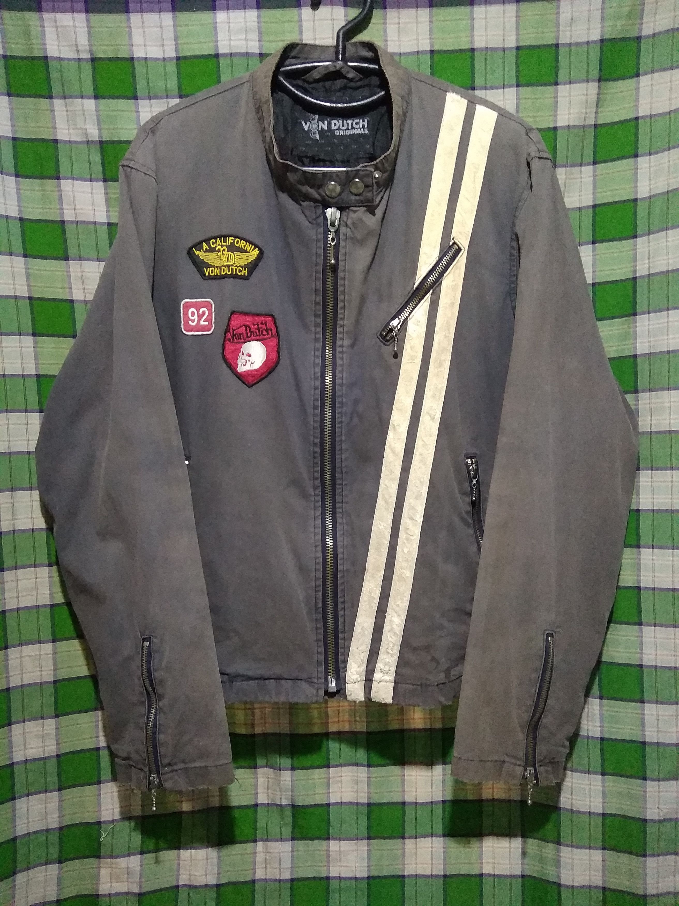 Von Dutch Von Dutch cafe racer biker jacket faded L Size US L / EU 52-54 / 3 - 9 Thumbnail