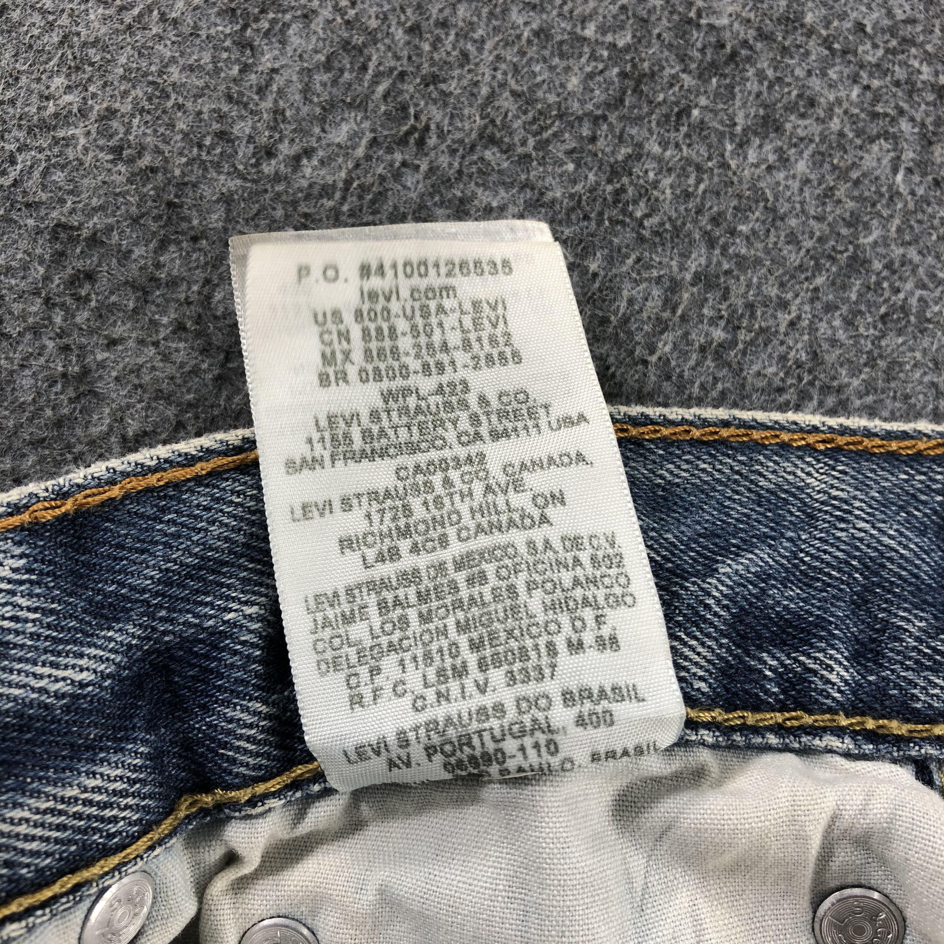Levi's Vintage Blue Wash Levis 505 Jeans-J2359 Size US 30 / EU 46 - 12 Thumbnail