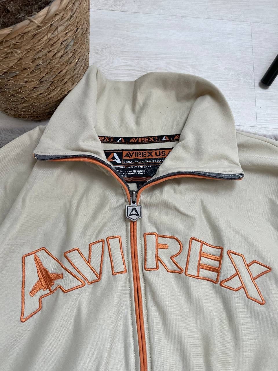 Avirex × Vintage Avirex USA Vintage Zip Hooded Big Center Logo Faded Hoodie Size US M / EU 48-50 / 2 - 4 Thumbnail