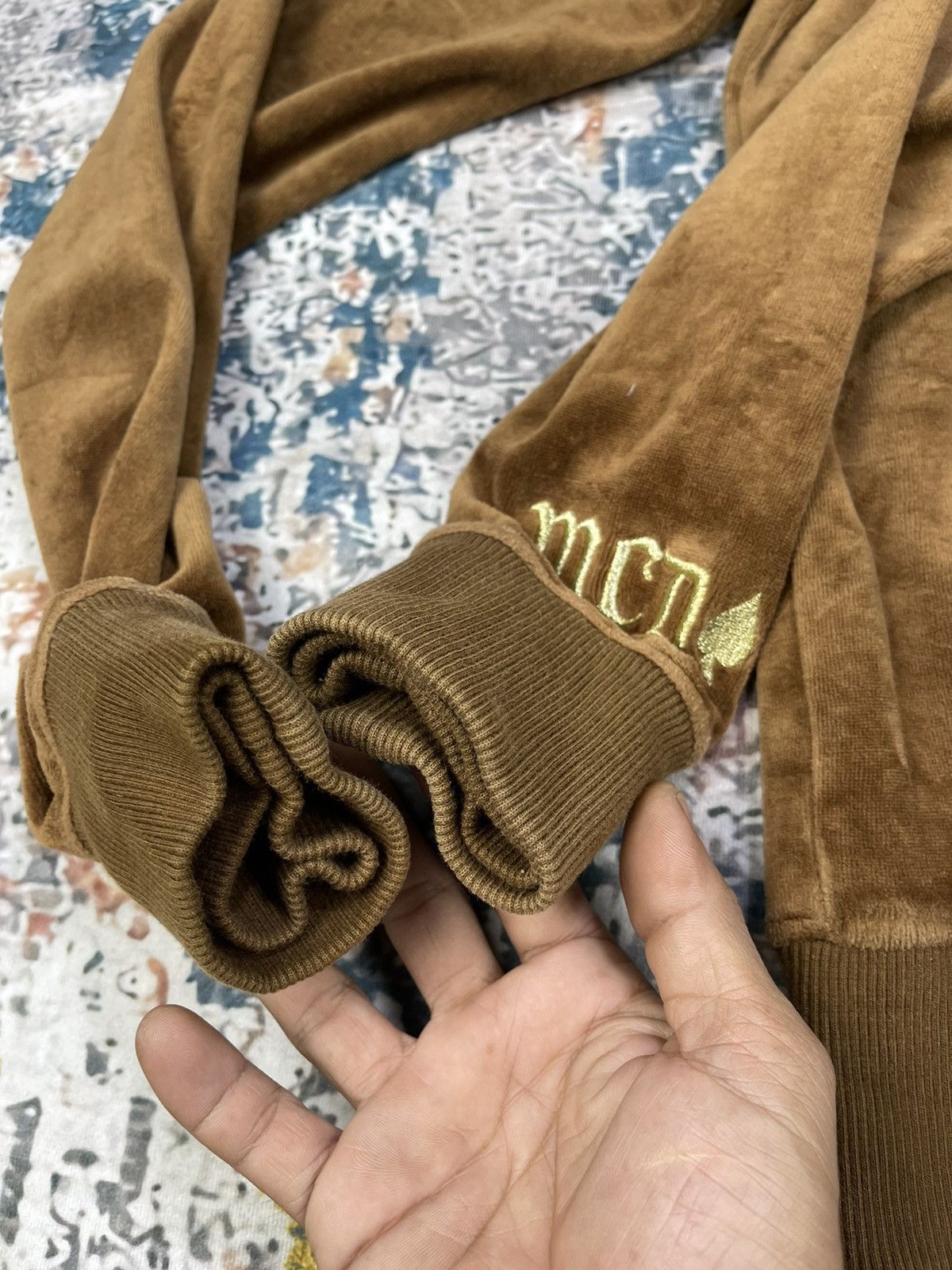 If Six Was Nine More Core Division Self Mask Back Spell Velour Jacket Size US S / EU 44-46 / 1 - 6 Thumbnail