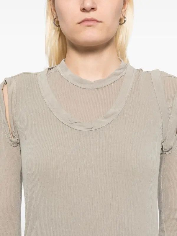 Rick Owens o1y0126 Crewneck Sweater in Gray Size S / US 4 / IT 40 - 4 Thumbnail