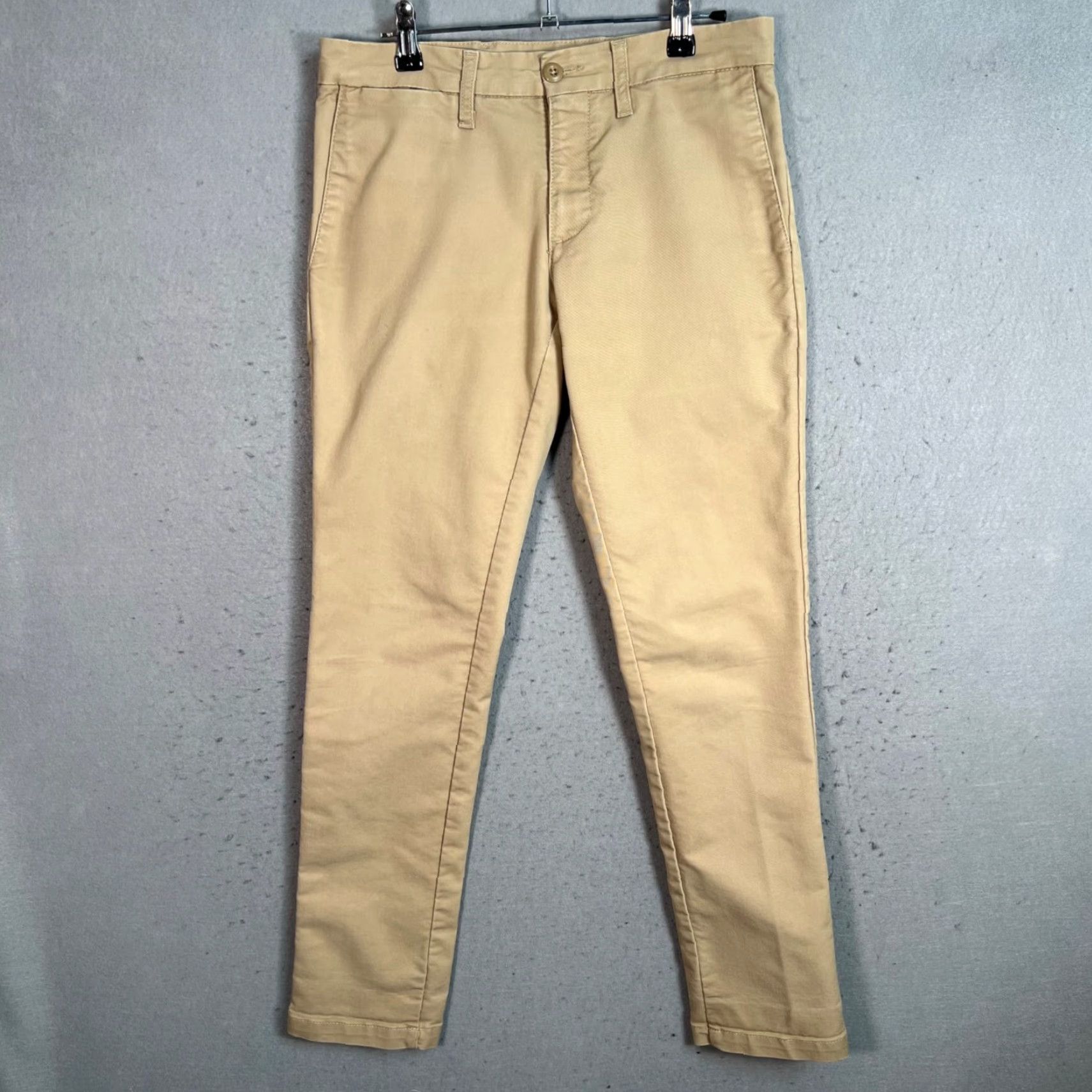 Carhartt Wip VINTAGE Carhartt WIP Work In Progress Mens Sid Pant 29 X 30 Beige Cotton Blend Size US 29 - 2 Thumbnail