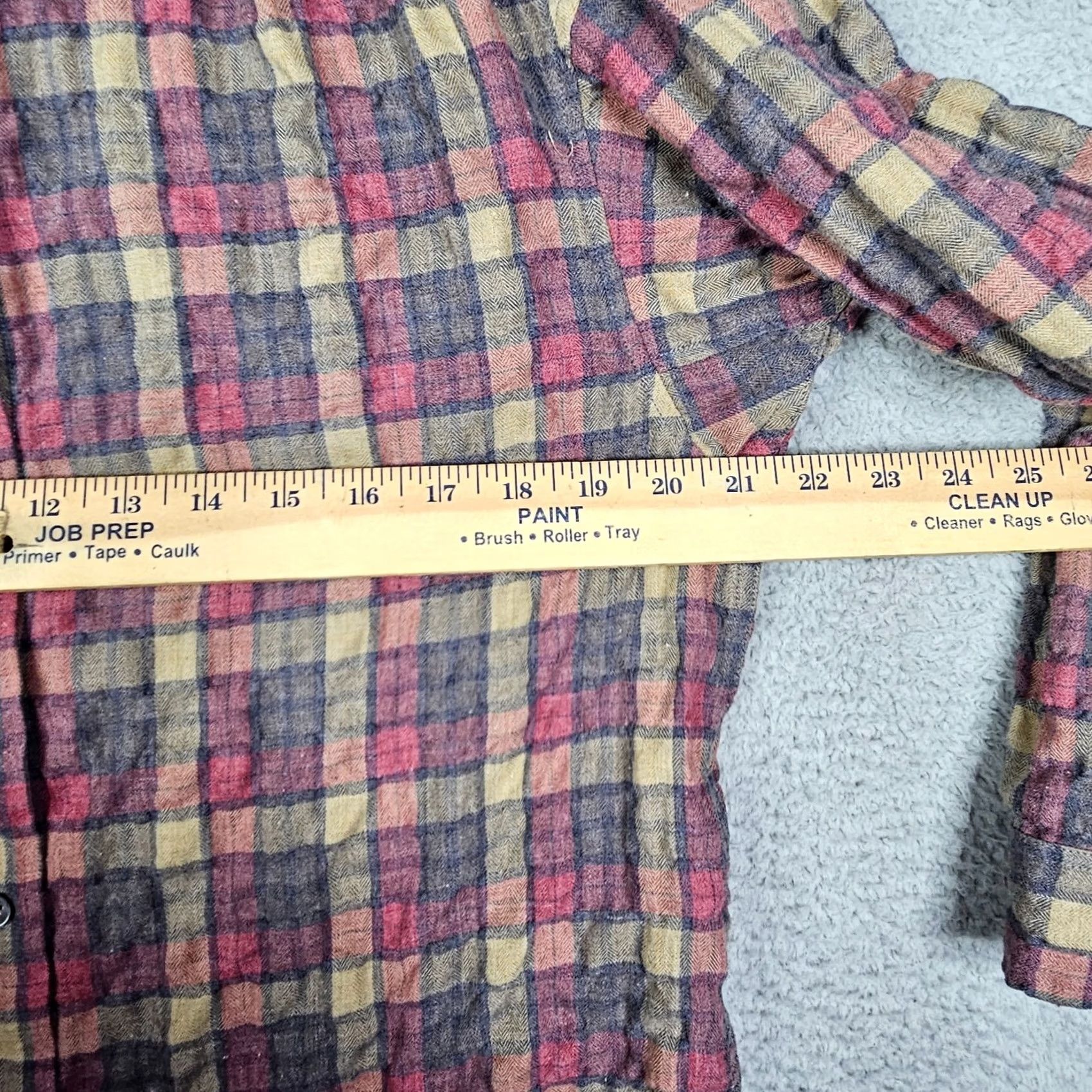 CLOSED Closed Women’s plaid check Button Up Shirt M Casual Multicolor Cotton Polyester Long Sleeve Regular Adults Womens Size M / US 6-8 / IT 42-44 - 3 Thumbnail