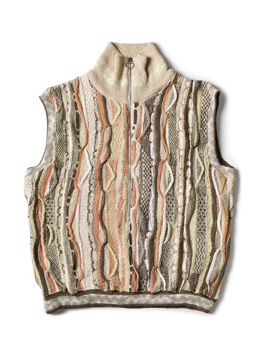 Kapital kapital 7G Knit GAUDY half ZIP vest Size US L / EU 52-54 / 3 - 2 Thumbnail