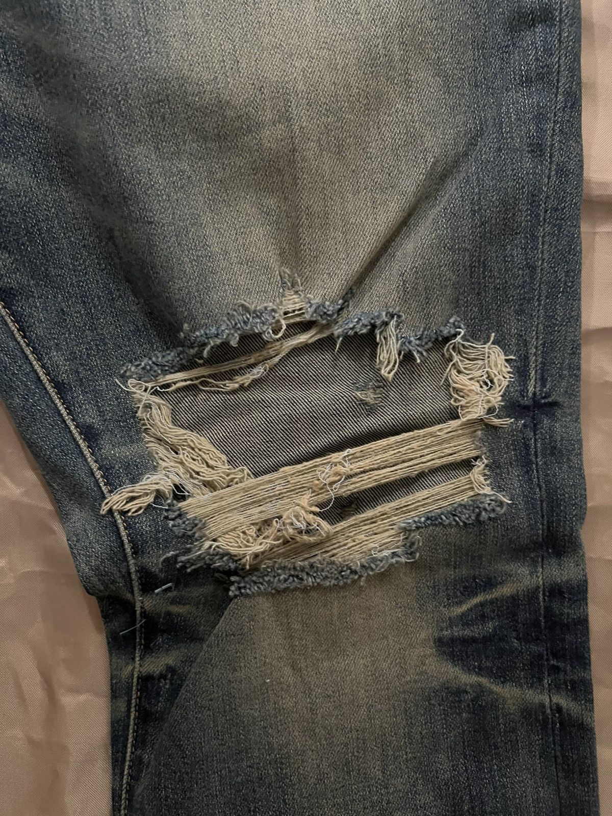 Amiri Amiri denim indigo distressed size 38 Size US 38 / EU 54 - 3 Thumbnail