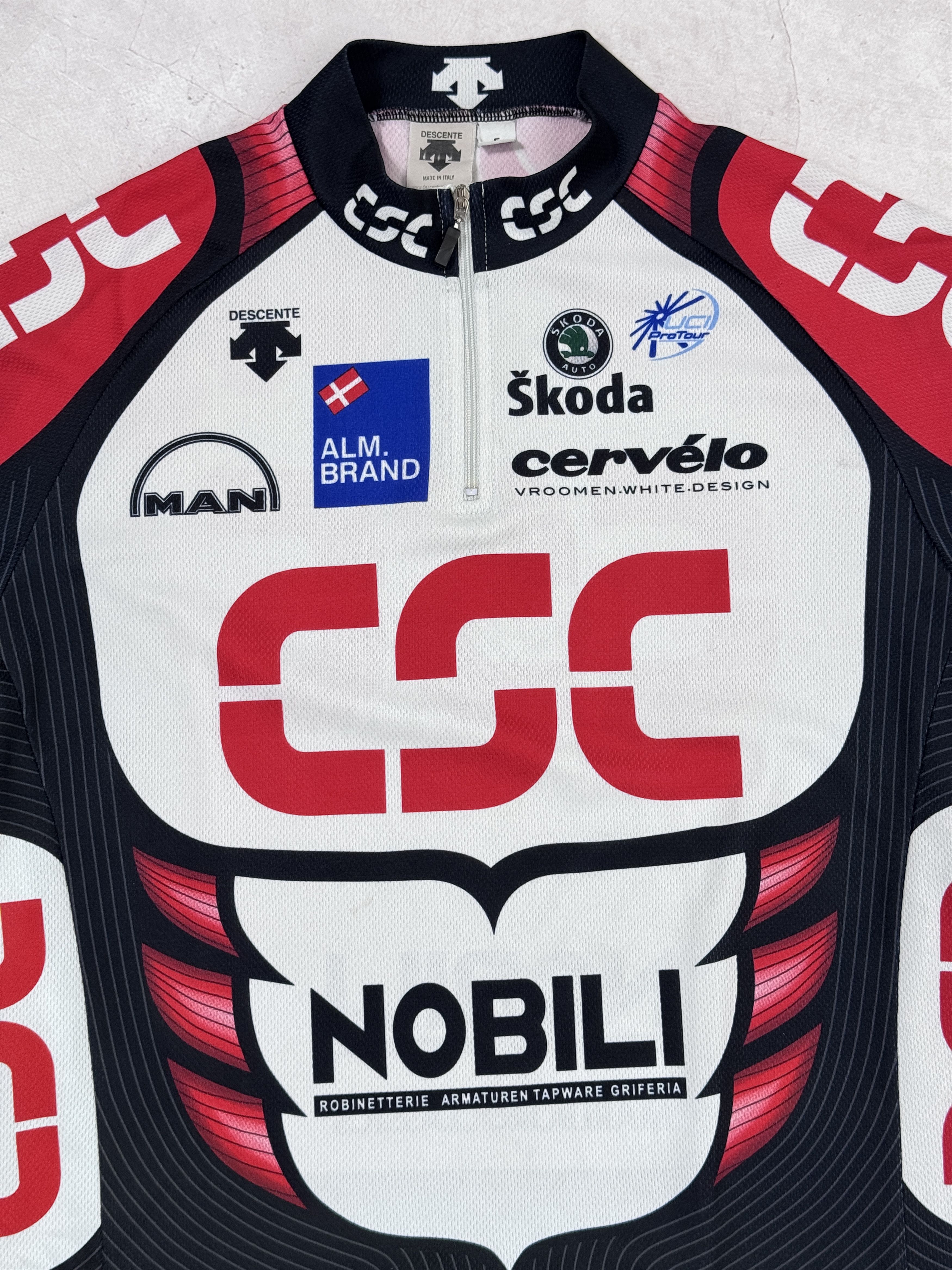 Sports Specialties Descente Team CSC Skoda Man Nobili Cycling Jersey Size US M / EU 48-50 / 2 - 8 Thumbnail