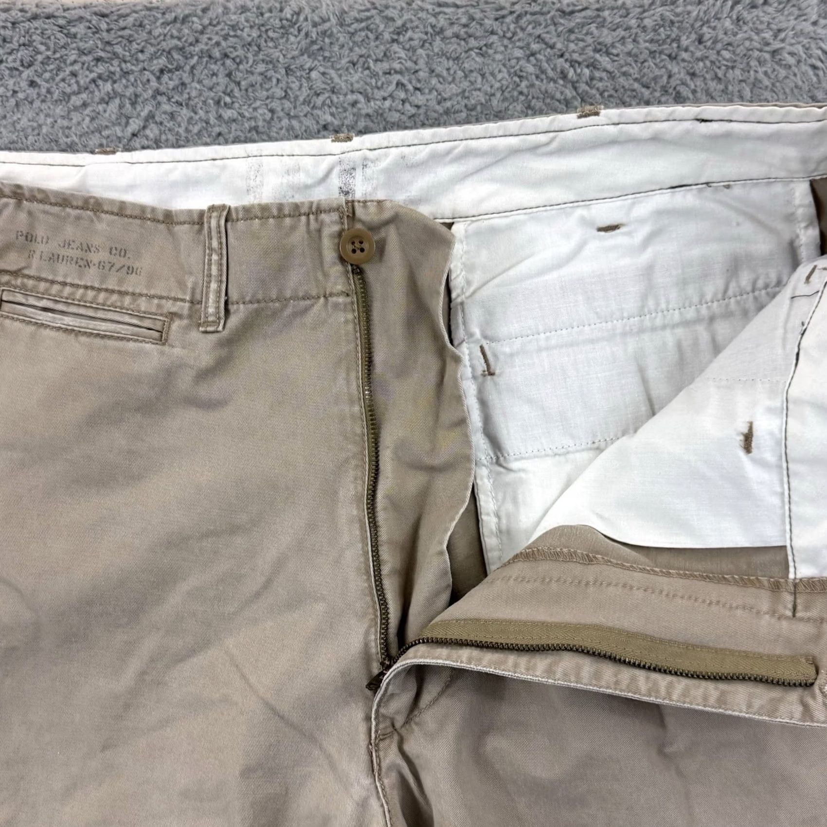 Polo Ralph Lauren Polo Ralph Lauren Pants Mens Beige Straight Leg Khaki Chino 36x32 Performance Size US M / EU 48-50 / 2 - 4 Thumbnail