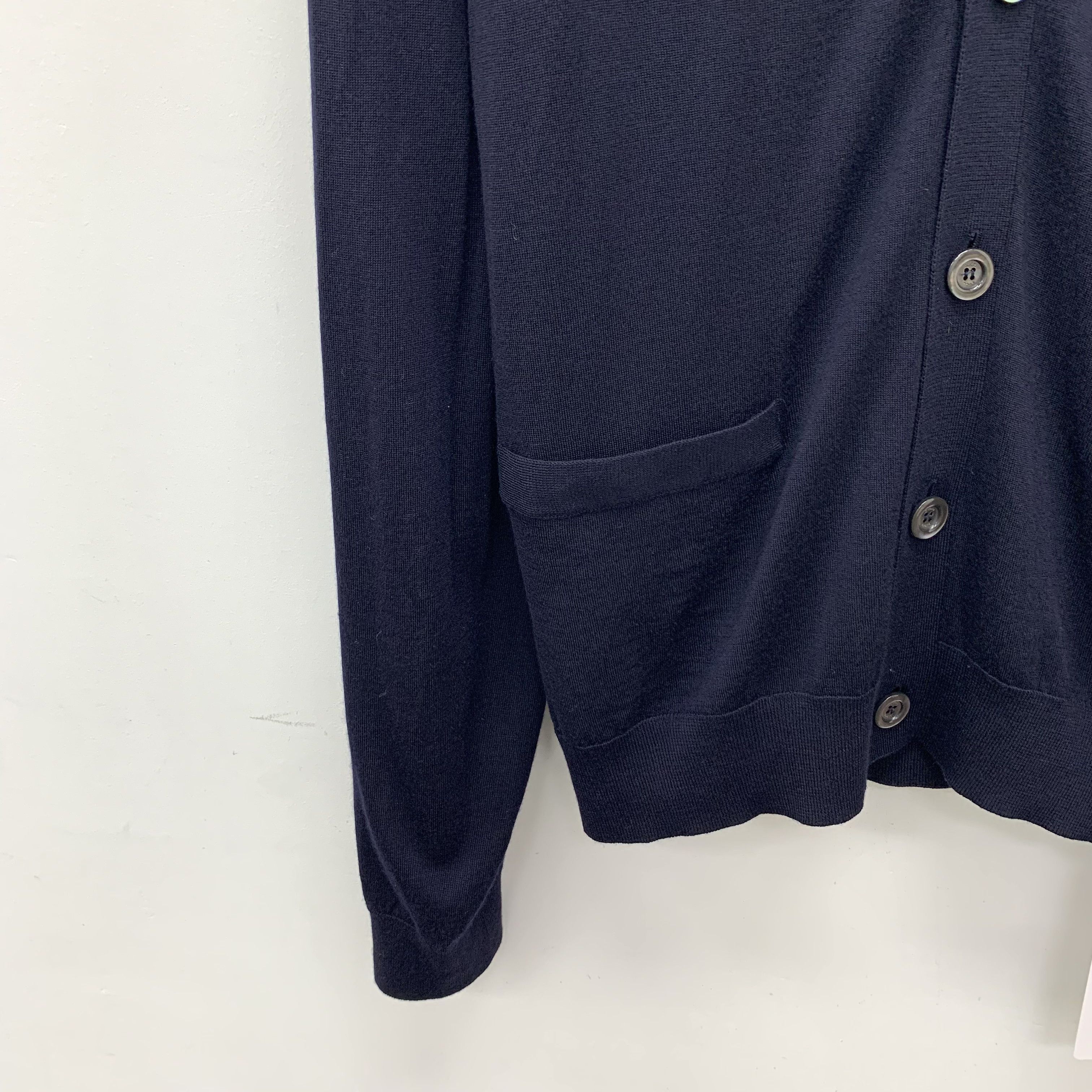 Gucci Gucci Wool Cardigan Navy (L) Size US L / EU 52-54 / 3 - 4 Thumbnail