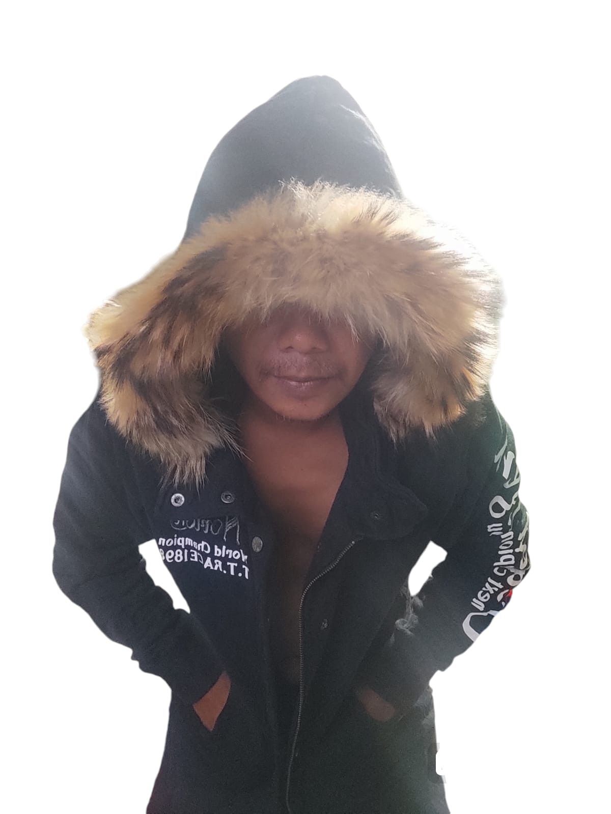 Affliction Norton Embroidery Zip Fur Hoodie ifsixwasnine lgb style Size US M / EU 48-50 / 2 - 24 Thumbnail