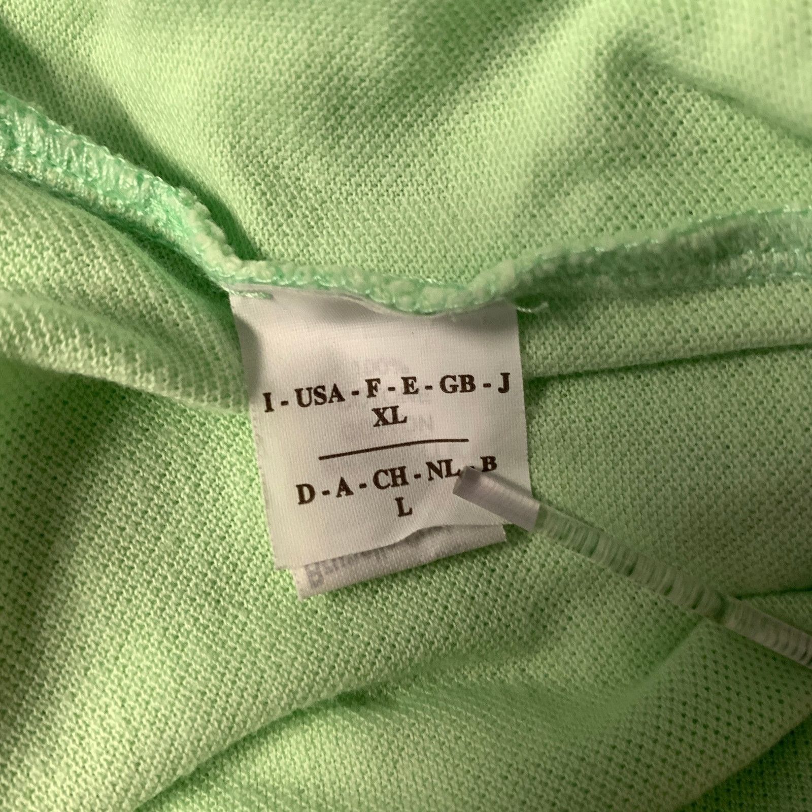 Brunello Cucinelli BRUNELLO CUCINELLI Size XL Green Neon Solid Cotton Polo Size US XL / EU 56 / 4 - 5 Thumbnail