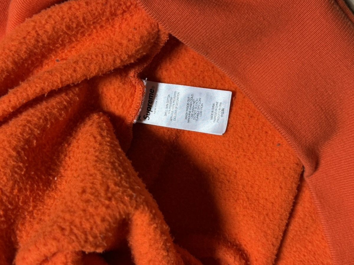 Supreme Supreme orange hoodie Size US L / EU 52-54 / 3 - 3 Thumbnail