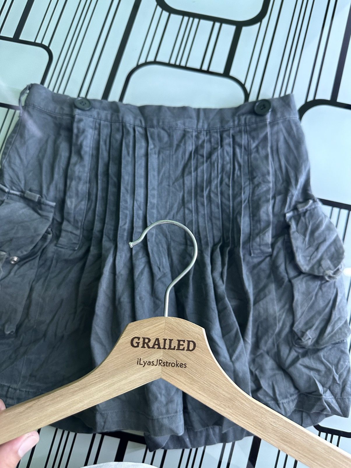 Issey Miyake × Japanese Brand × Sunao Kuwahara Vintage Sunao Kuwahara Tactical Cargo Skirt Size 34" / US 12 / IT 48 - 11 Thumbnail