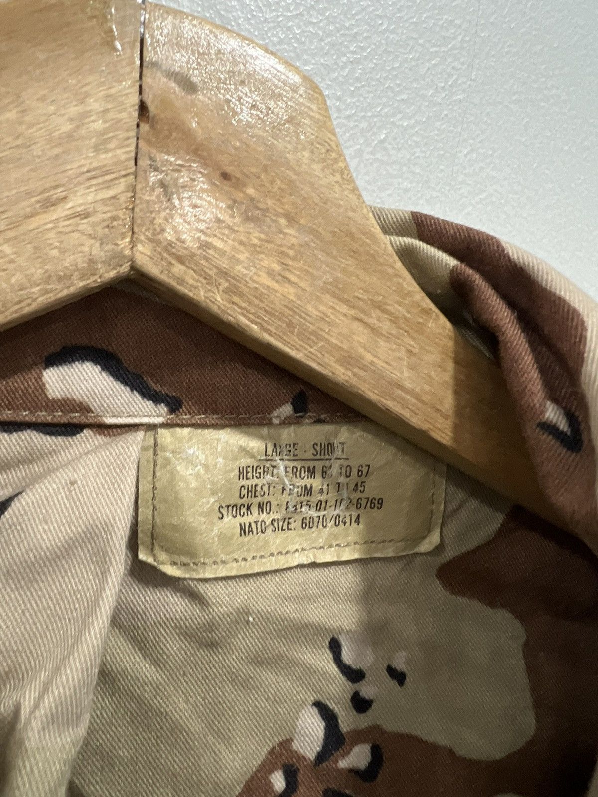 Japanese Brand Vintage Desert Camo Jacket army sand war button shirt Size US L / EU 52-54 / 3 - 4 Thumbnail