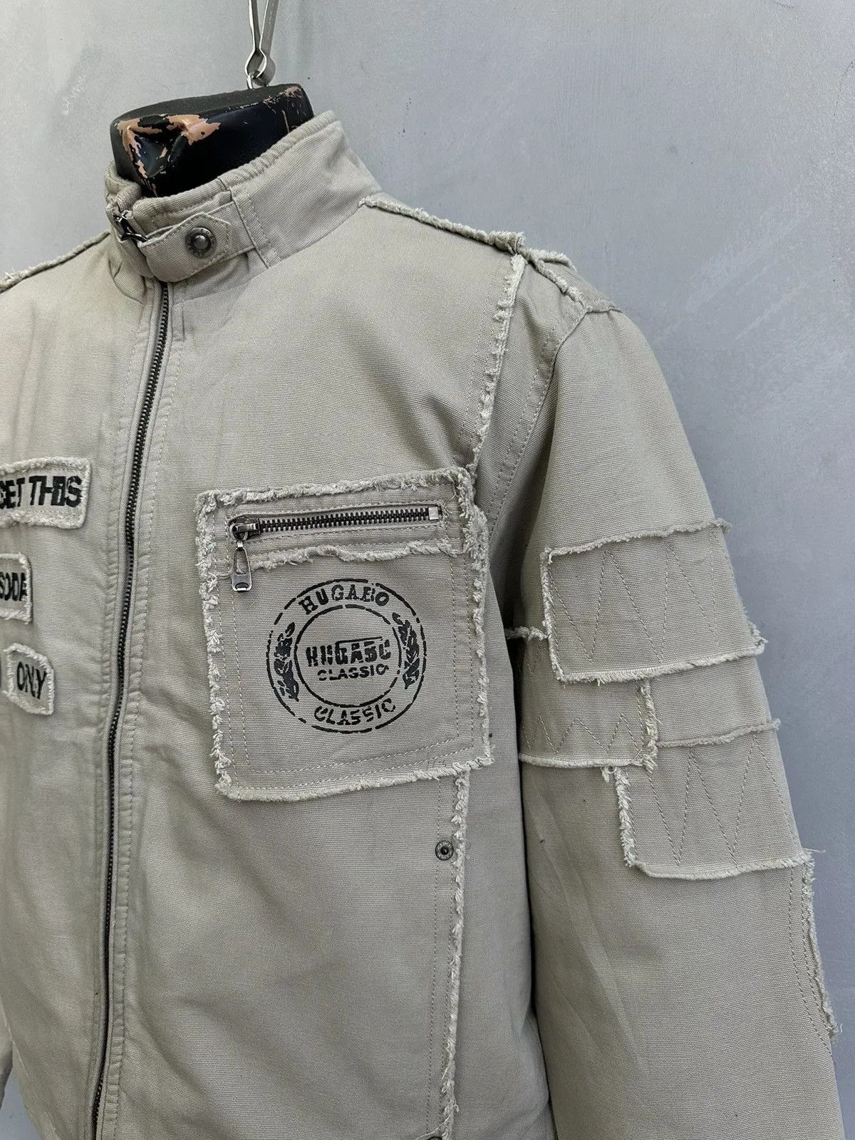Raf Simons Vintage Diesel Cropped Diesel Denim Jacket y2k Distressed Size US M / EU 48-50 / 2 - 2 Thumbnail