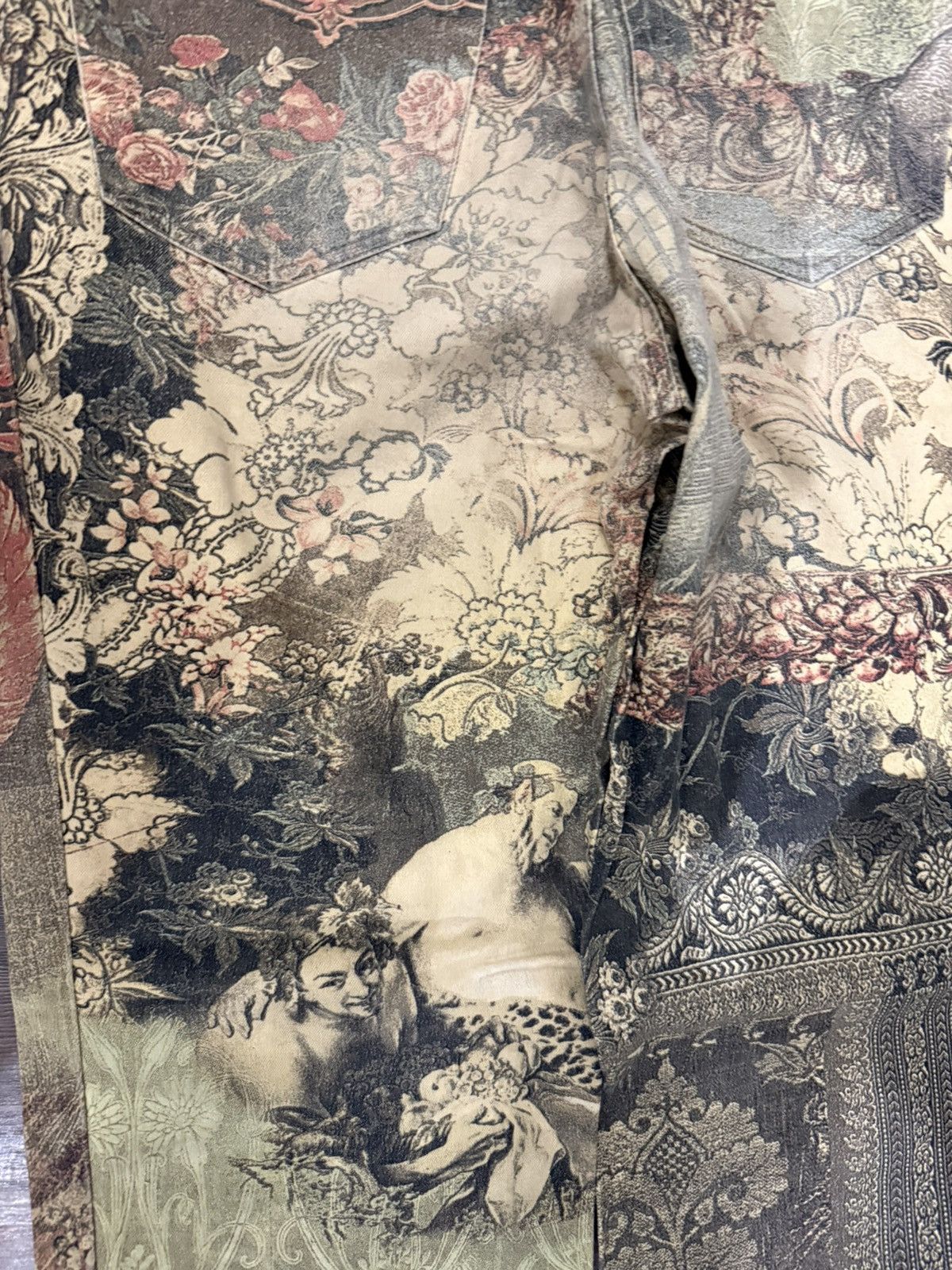 Roberto Cavalli Roberto Cavalli vintage Renaissance Y2K vintage pants Size US 36 / EU 52 - 7 Thumbnail