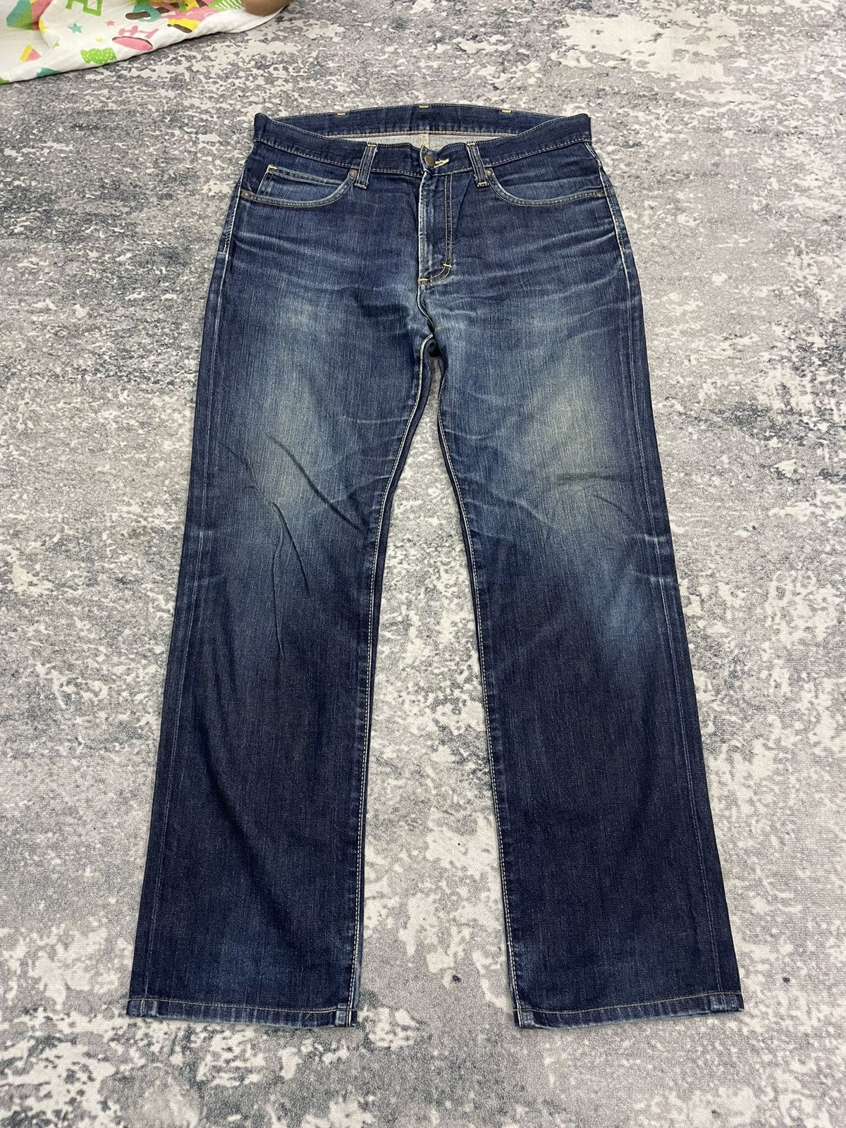 Wrangler Wrangler Authentic Western Jeans Leather Patch Size US 33 - 1 Thumbnail