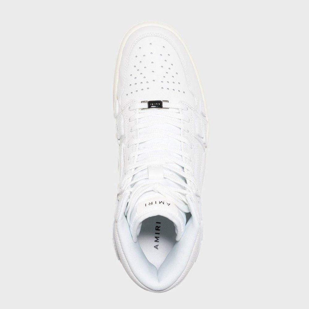 Amiri o1gr1nt0824 Skel Top Hi Sneakers in White Size US 10 / EU 43 - 2 Thumbnail