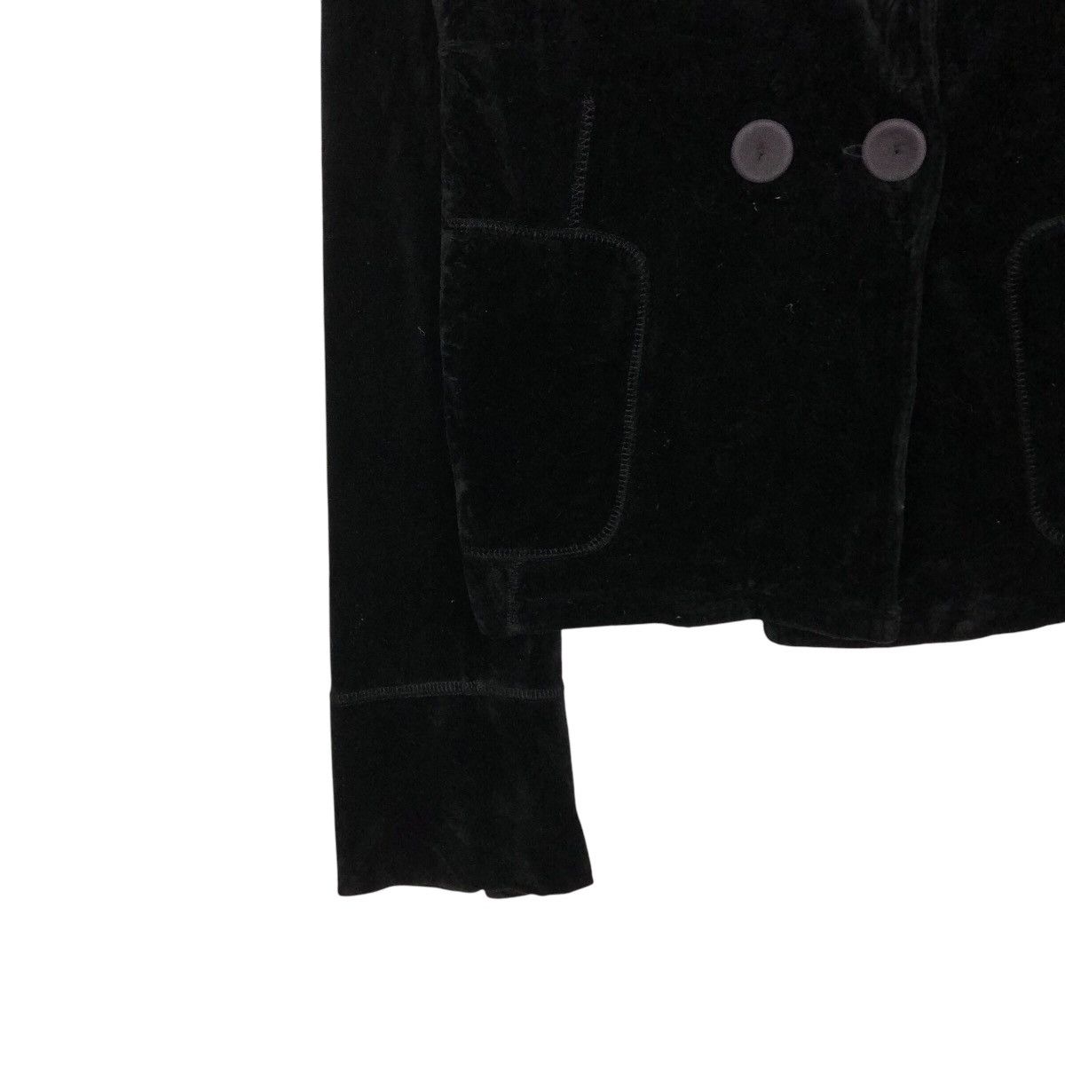 Designer × Japanese Brand × Vintage 📌Vintage Cropped Velvet Jacket Sonia Rykiel Paris Size US M / EU 48-50 / 2 - 5 Thumbnail