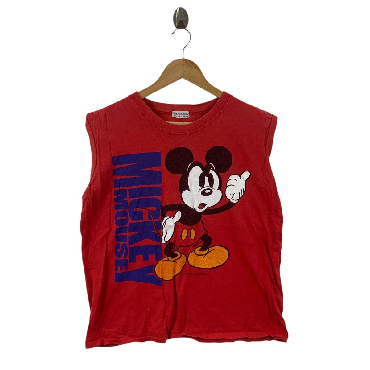 Mickey Mouse Vintage 80’ MICKEY MOUSE DISNEY Resort Disneyland Tank Top Size M / US 6-8 / IT 42-44 - 3 Thumbnail