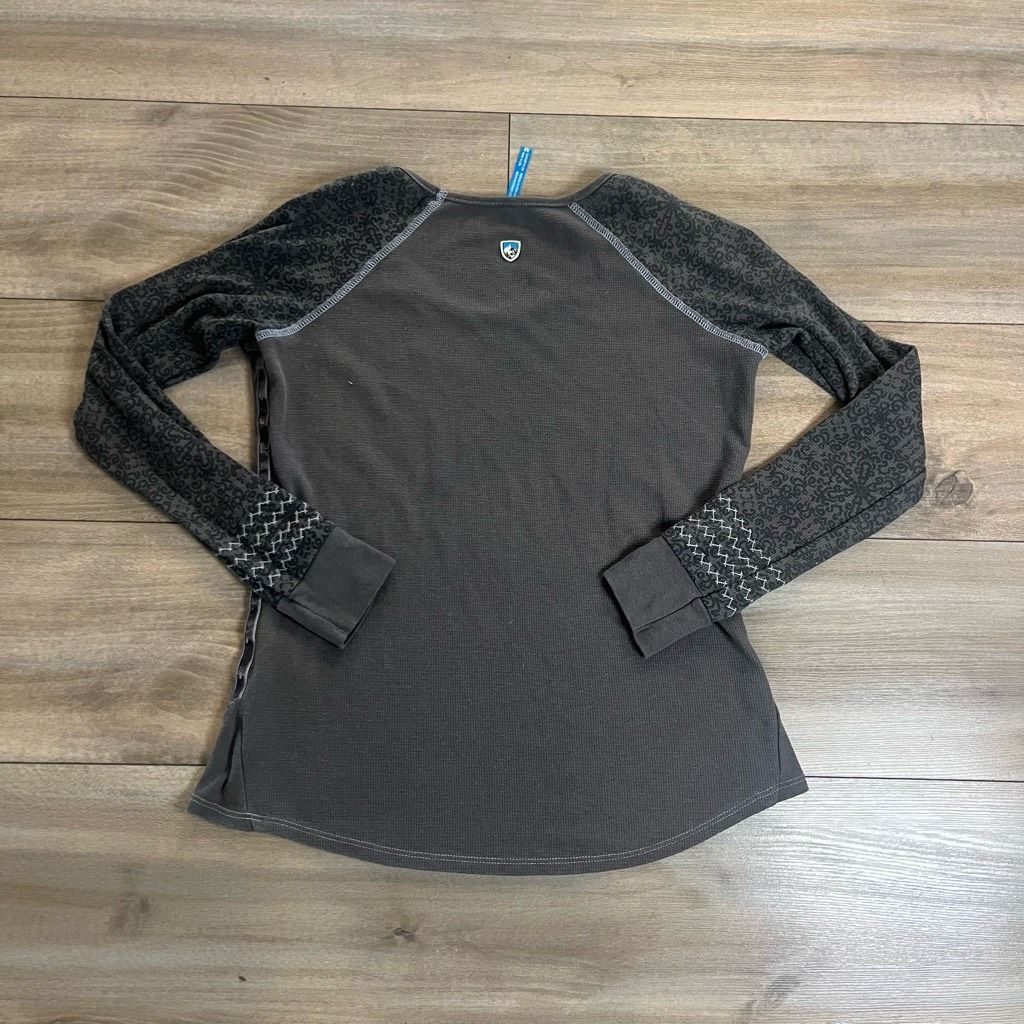 Kuhl Kuhl Grey Athletic Longsleeve Tshirt Women Medium Bin J-30 Size M / US 6-8 / IT 42-44 - 3 Thumbnail