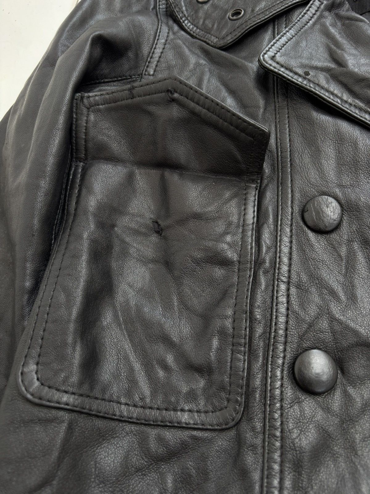 Dolce & Gabbana Y2K Crop Napoleon Leather Jacket Size US XS / EU 42 / 0 - 11 Thumbnail