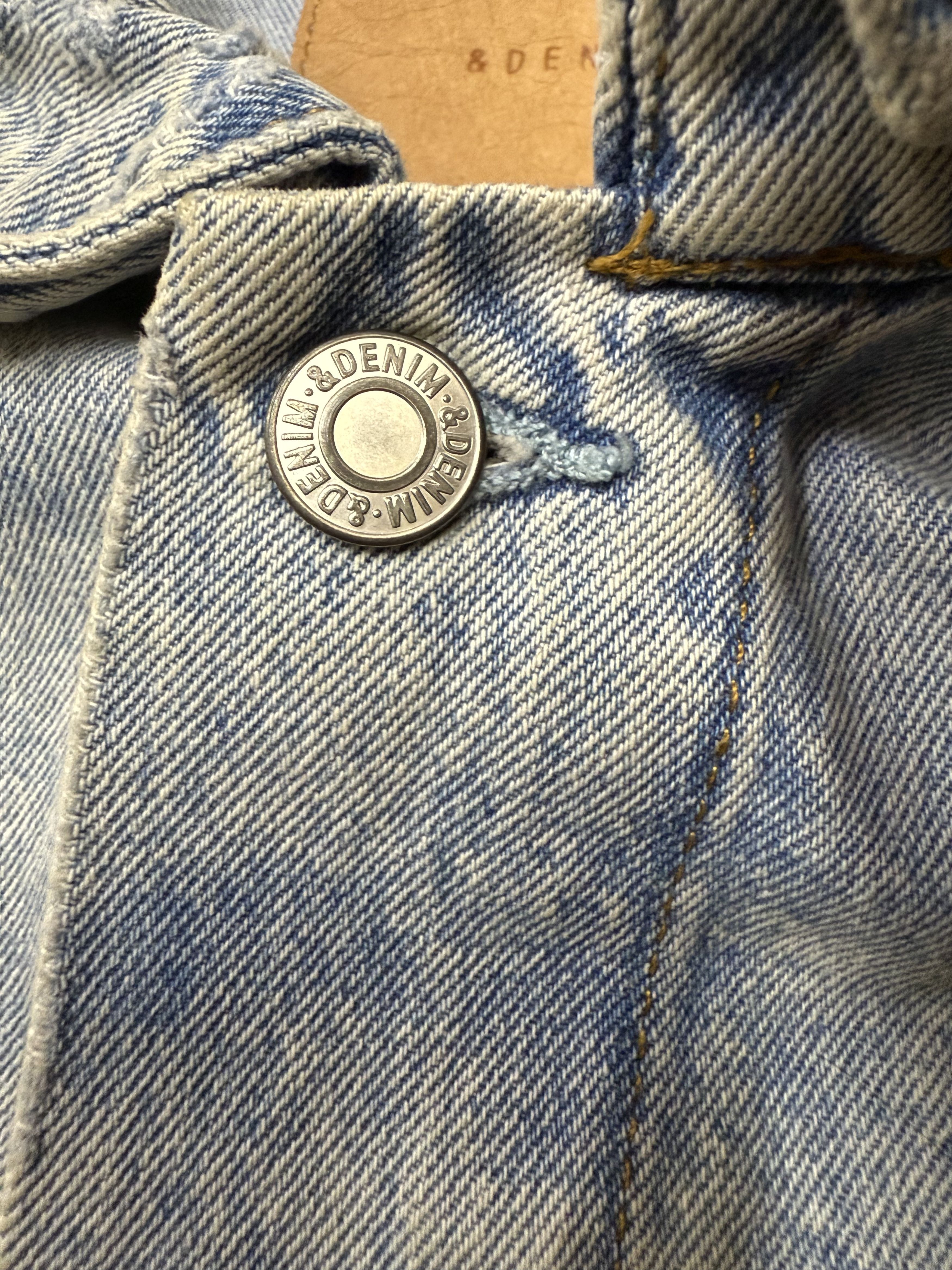 H&M & Denim Distressed Denim Jacket Size US M / EU 48-50 / 2 - 6 Thumbnail