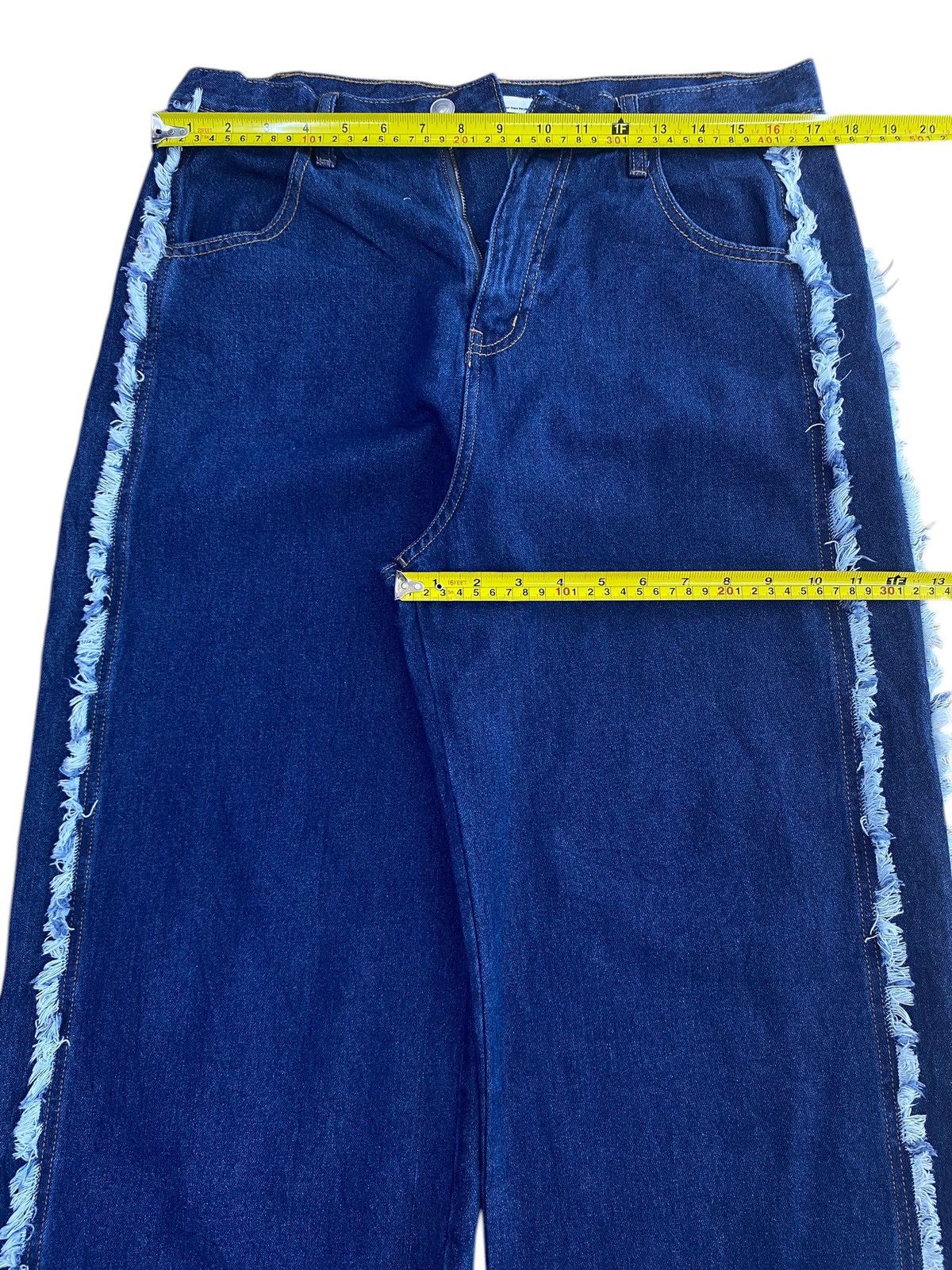 Japanese Brand Japanese Brand Side Stripe Style Baggy Jeans Size US 34 / EU 50 - 5 Thumbnail
