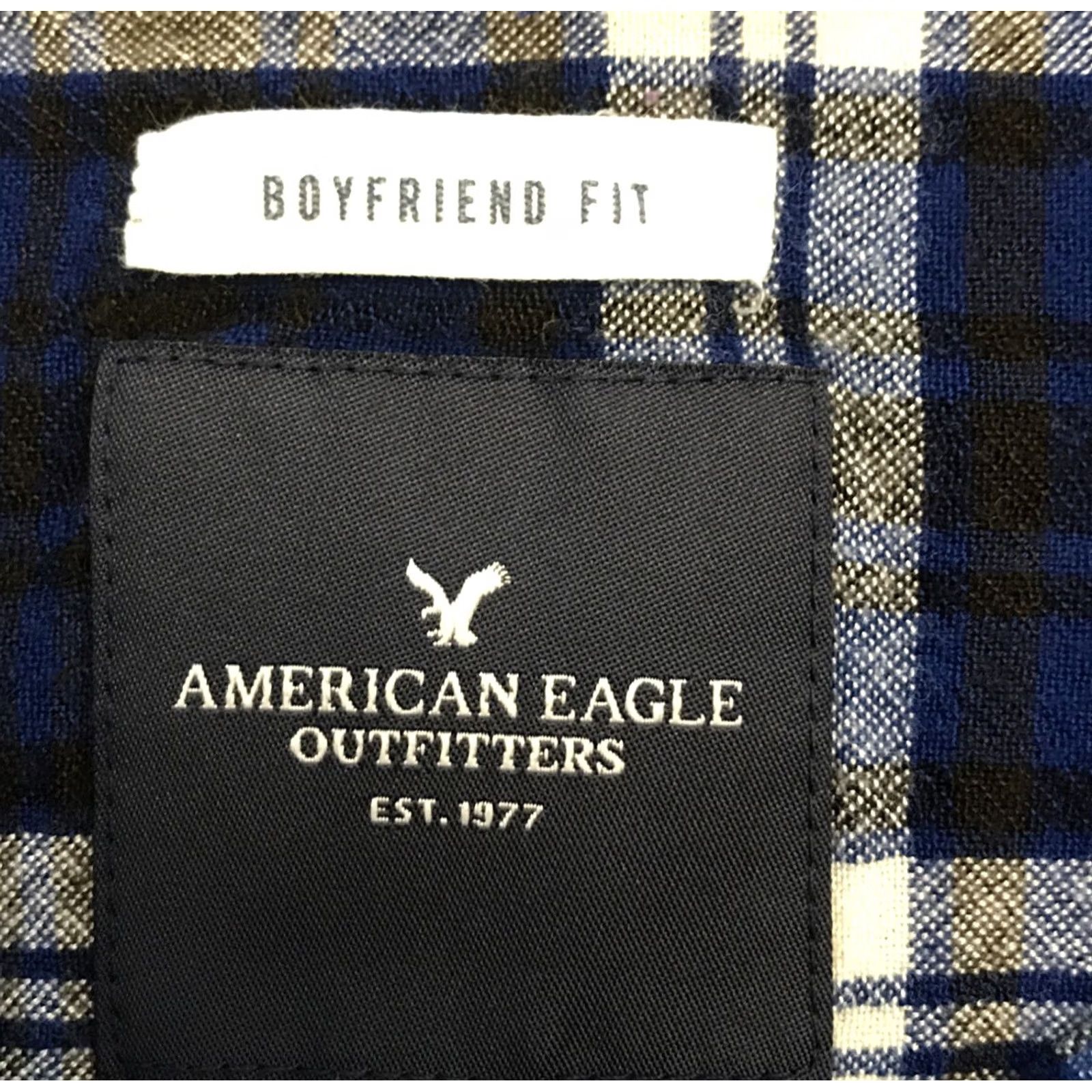 American Eagle Outfitters VINTAGE American Eagle Outfitters Button-Up Shirt XS Boys? No. Size XS / US 0-2 / IT 36-38 - 3 Thumbnail