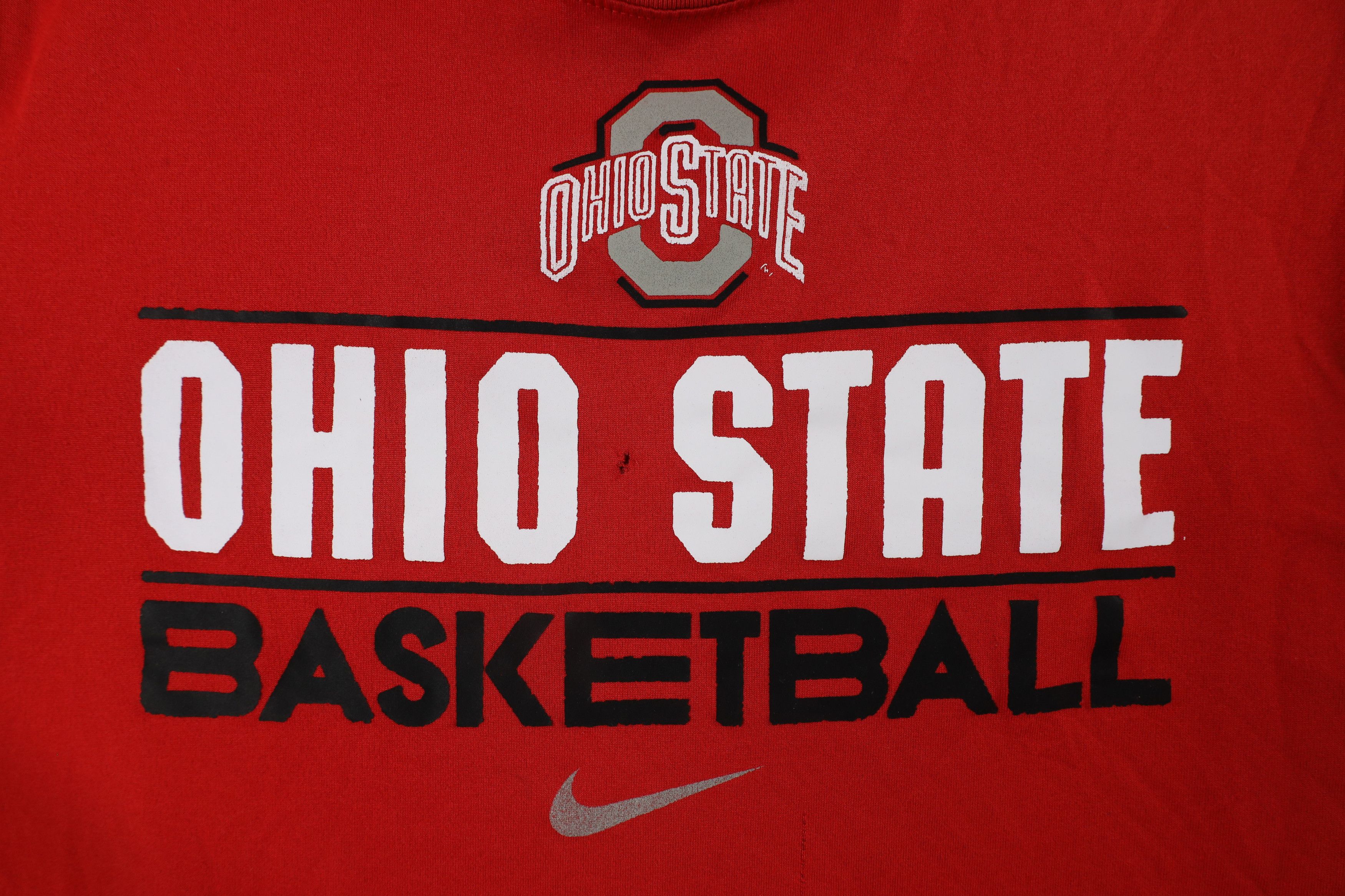 Nike × Vintage Nike Spell Out Ohio State University Basketball T-Shirt Size US M / EU 48-50 / 2 - 4 Thumbnail