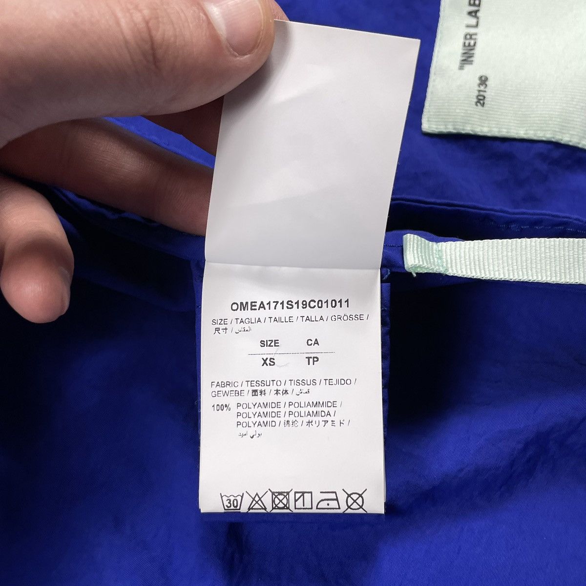 Off-White Off-White Logo Windbreaker Coat Full-length jackets Size US S / EU 44-46 / 1 - 16 Thumbnail