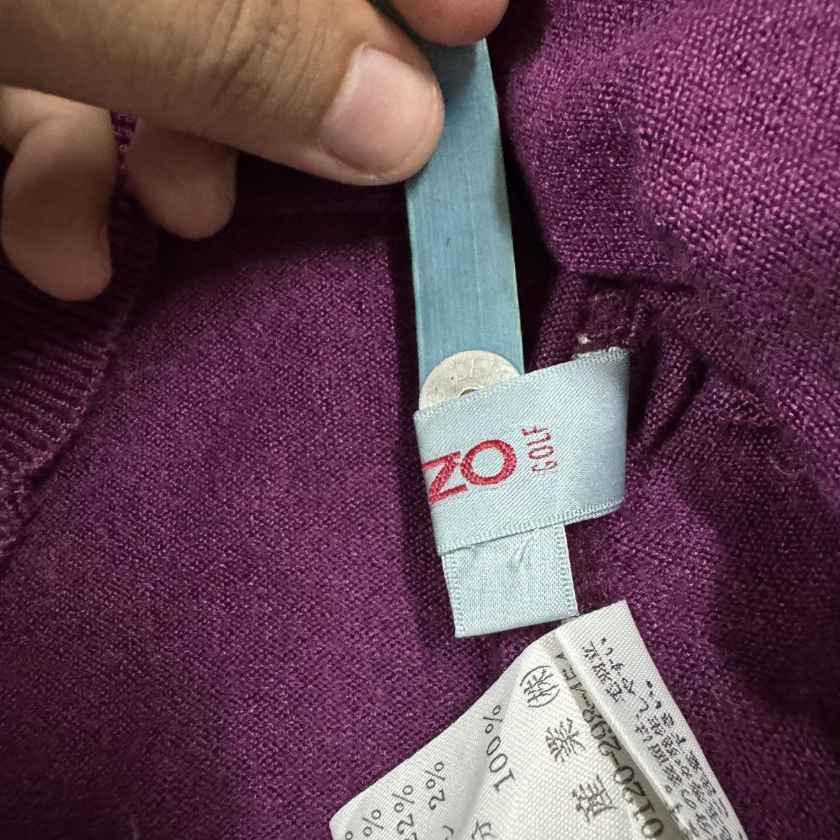 Kenzo Vtg🔥Kenzo High Neck Jumper Mohair Flowers Embossed Knitwear Size US M / EU 48-50 / 2 - 13 Thumbnail