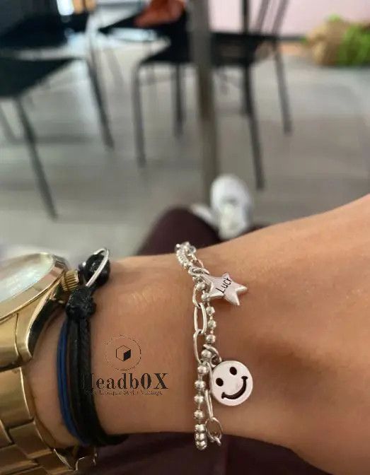 Jewelry Smiling Face Bracelet Size ONE SIZE - 4 Thumbnail