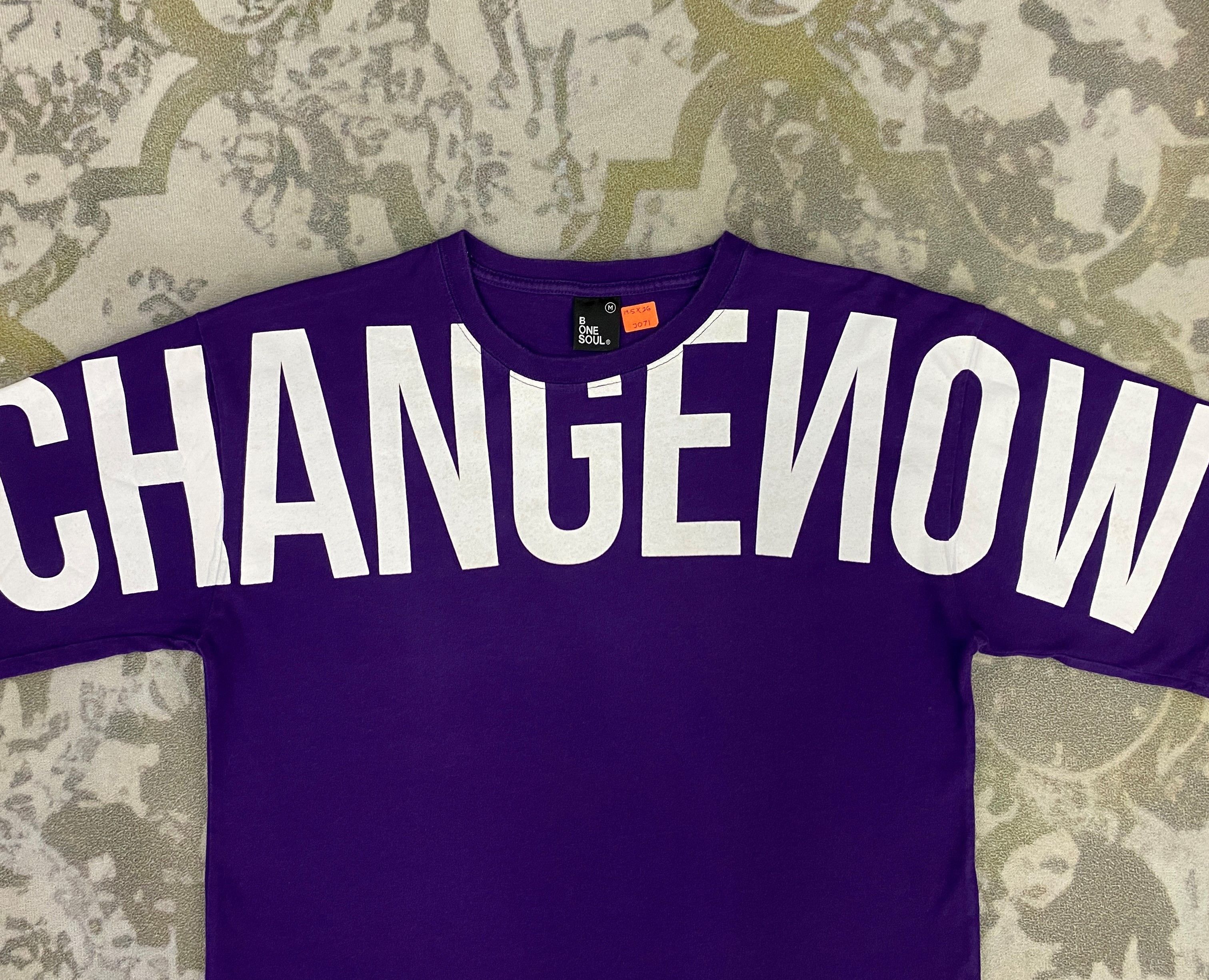 Vintage Vintage Changenow Tshirt - J071 Size US M / EU 48-50 / 2 - 3 Thumbnail