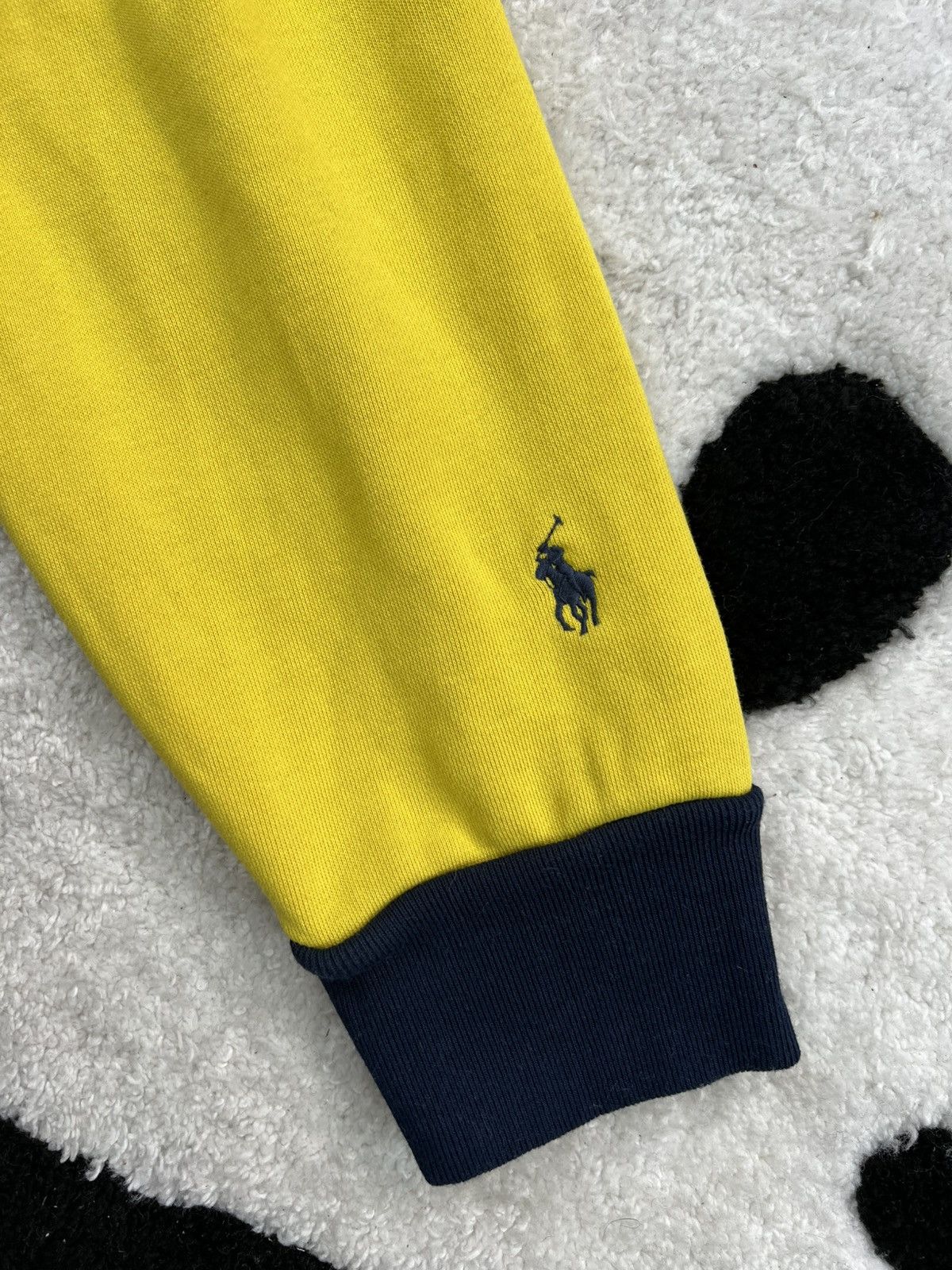 Polo Ralph Lauren Polo Ralph Lauren Patchwork Monogram Vintage Hoodie Size US L / EU 52-54 / 3 - 10 Thumbnail