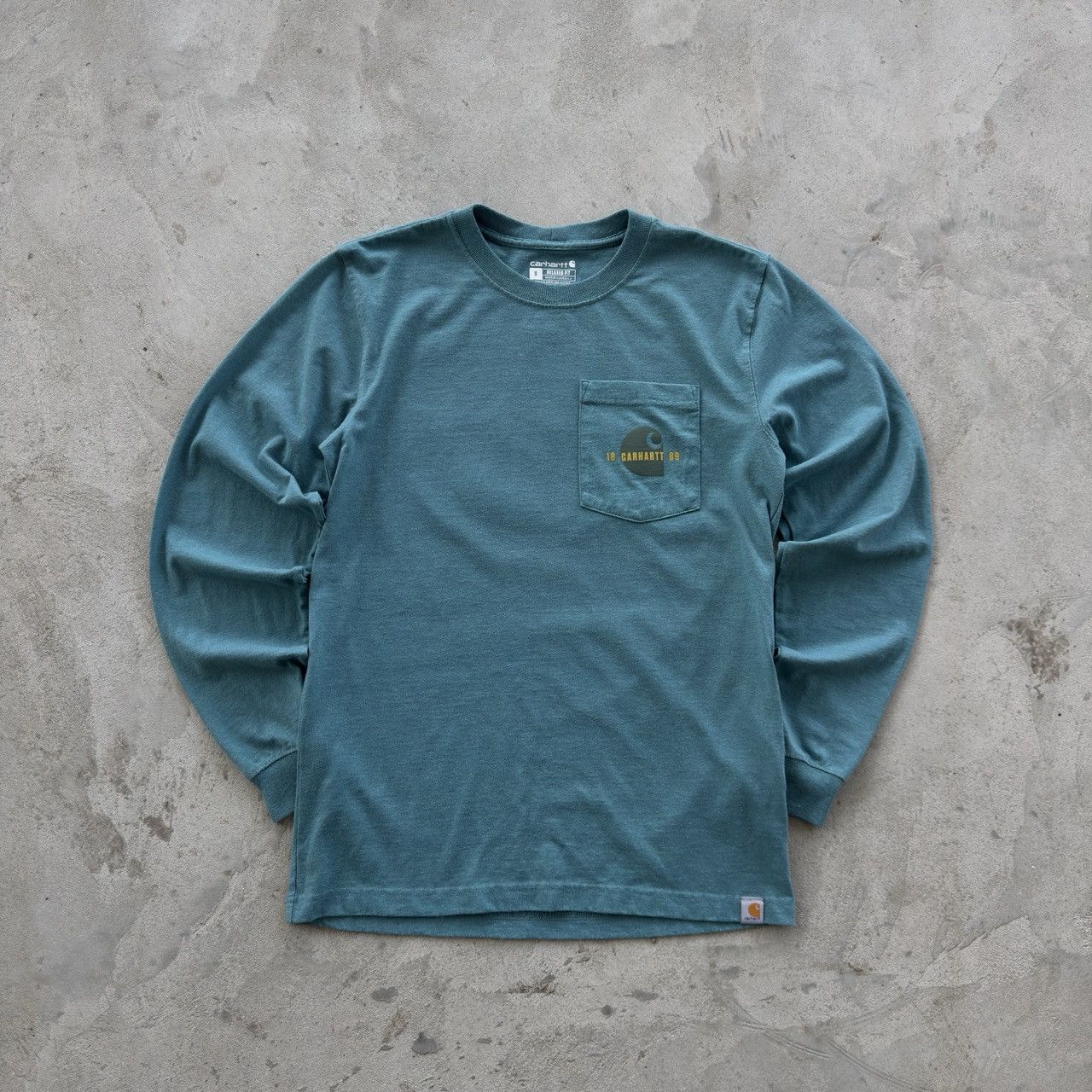 Carhartt Vintage Carhartt Relaxed Fit Pocket T-Shirt Long Sleeve Size US S / EU 44-46 / 1 - 2 Thumbnail