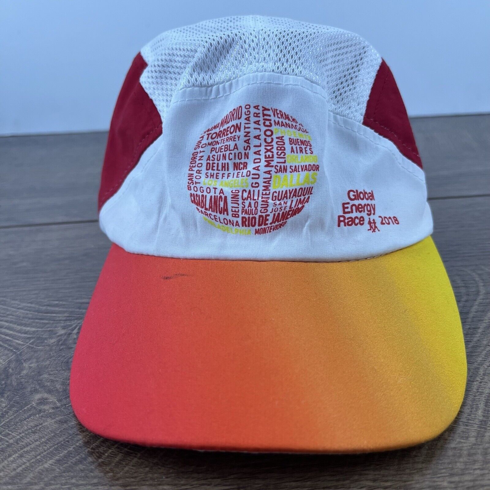 Other Bimbo Global Energy Race 2018 Hat White Cap Hat Adjustable H Size ONE SIZE - 1 Thumbnail